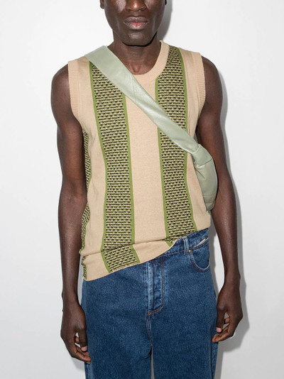 Ahluwalia striped knitted vest outlook