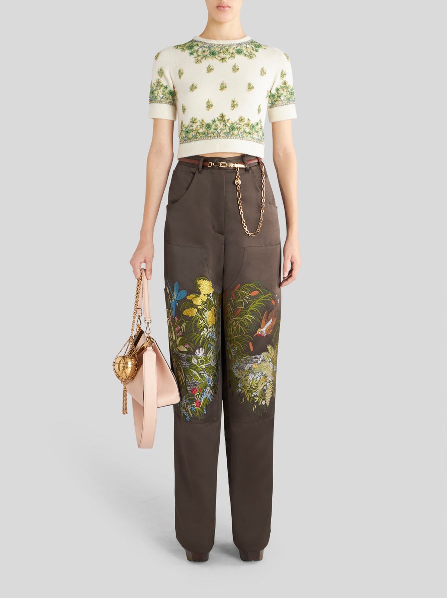 WOOL AND CASHMERE JUMPER WITH EMBROIDERY - 4