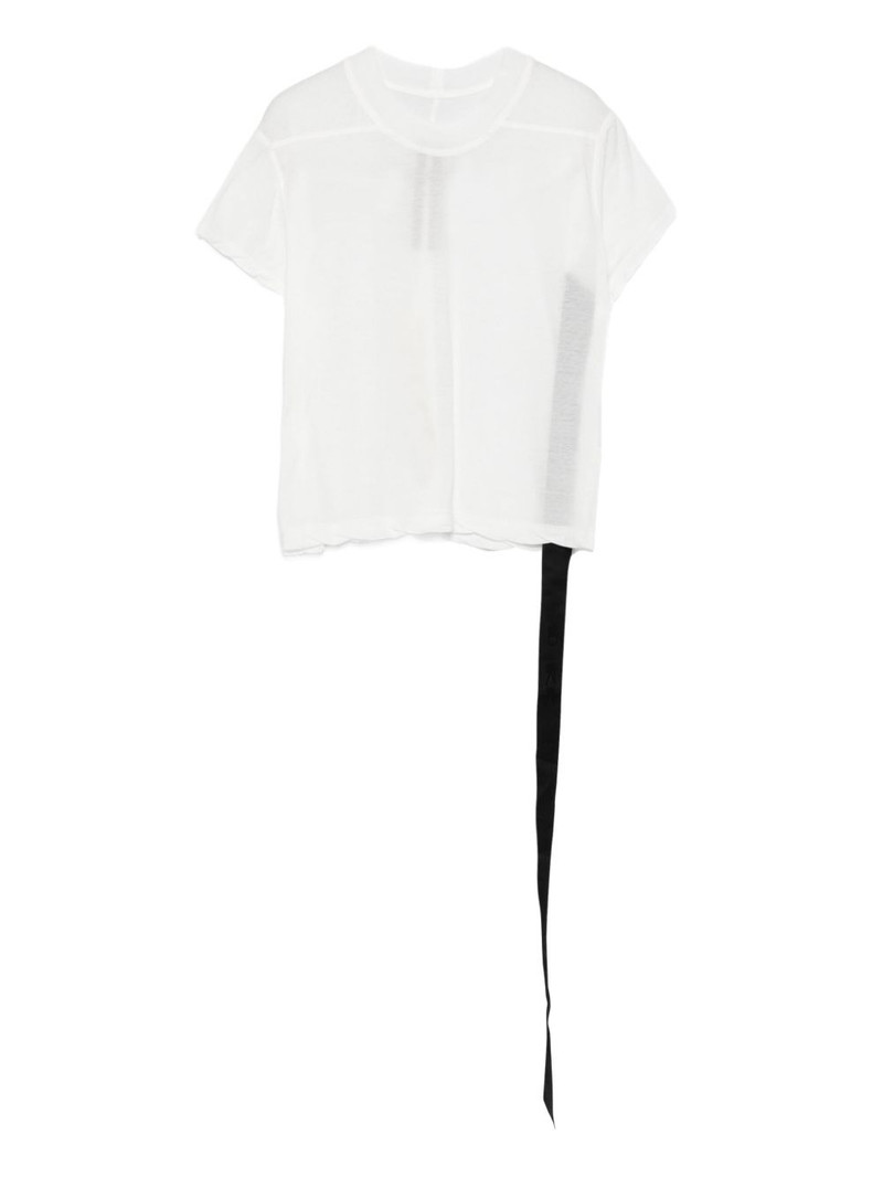 asymmetrical-hem organic cotton top 1