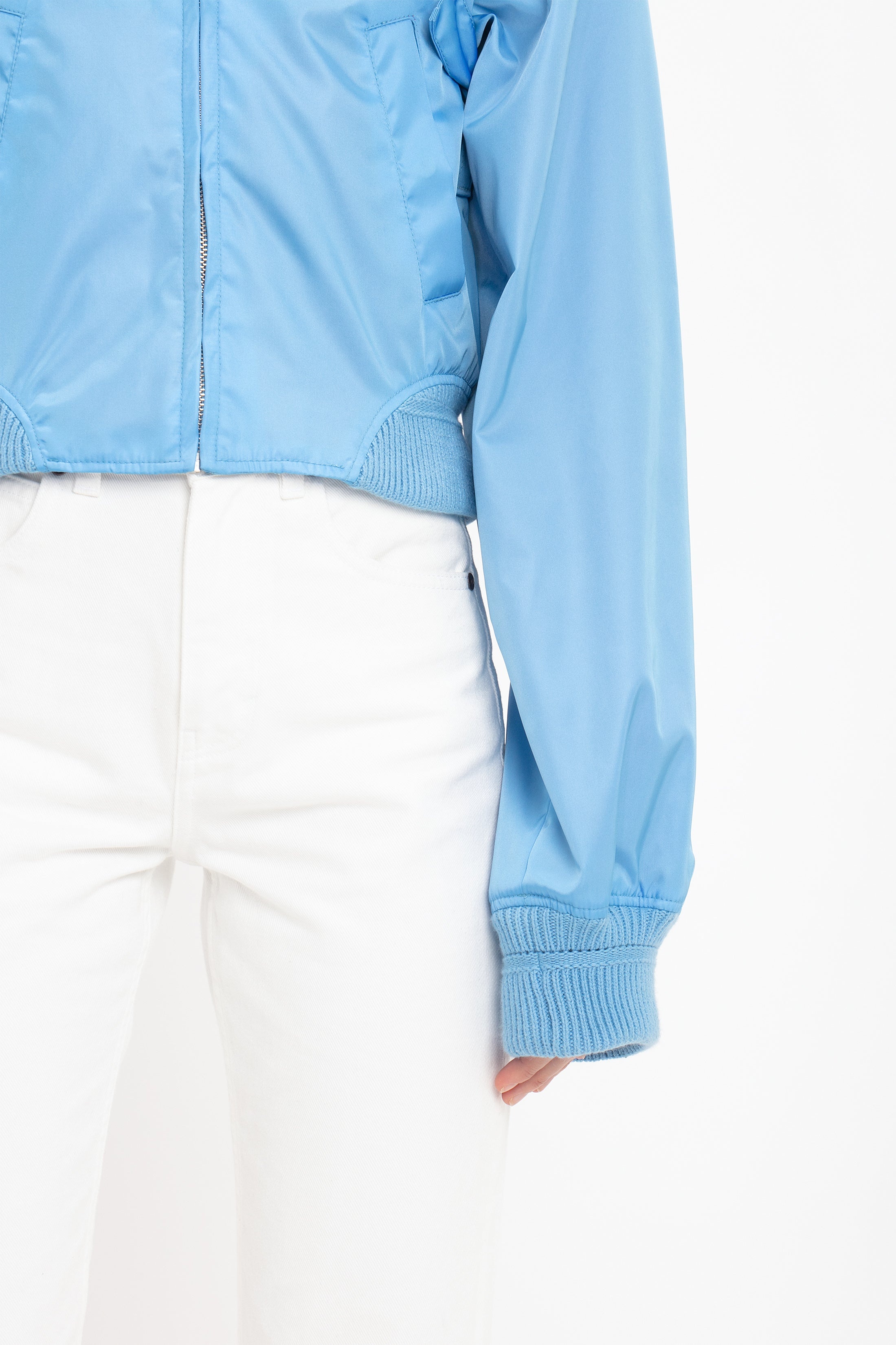 Harrington Bomber Jacket In Regatta Blue - 7