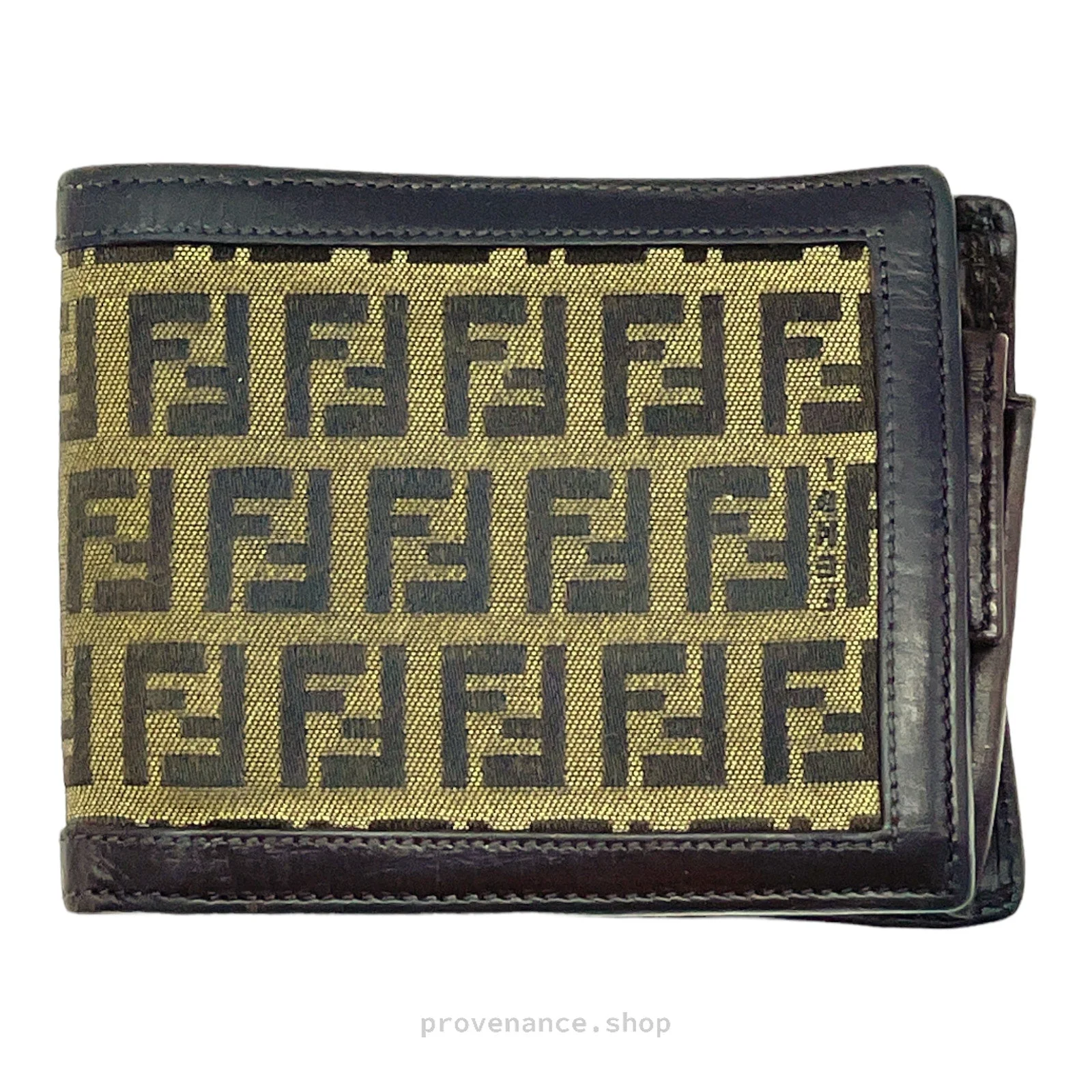 Fendi FF Zucca Bifold Wallet - Brown - 1