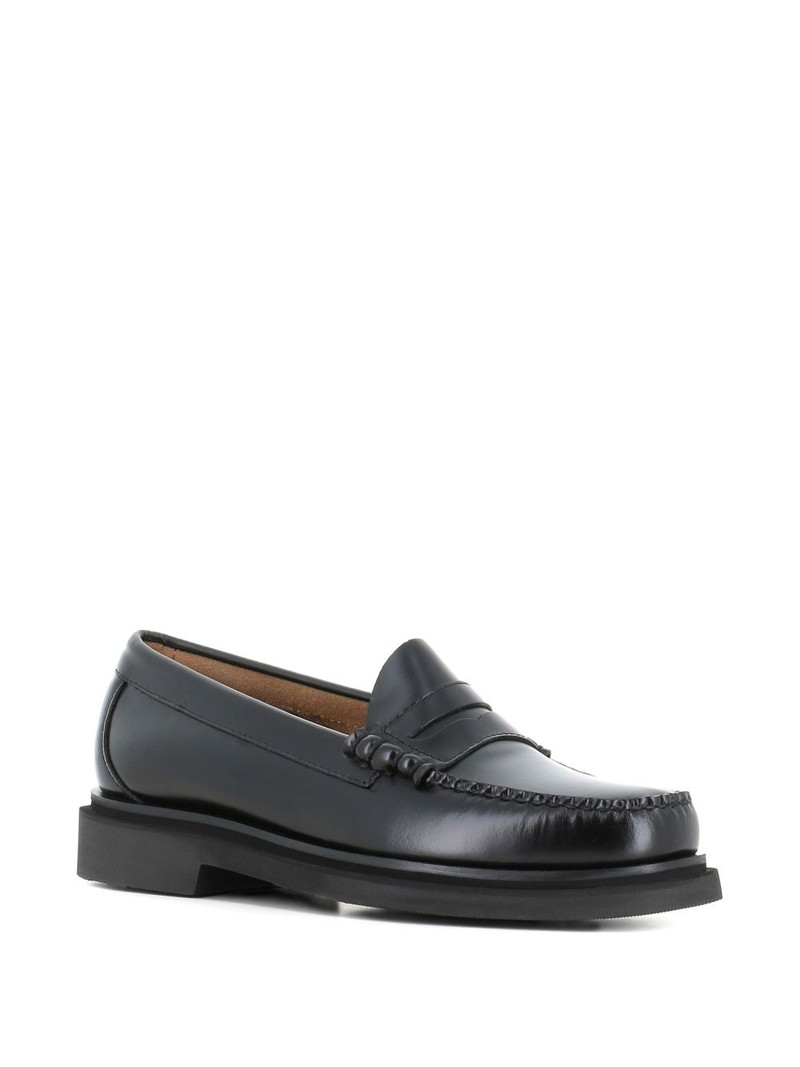 G.H.BASS leather loafers outlook
