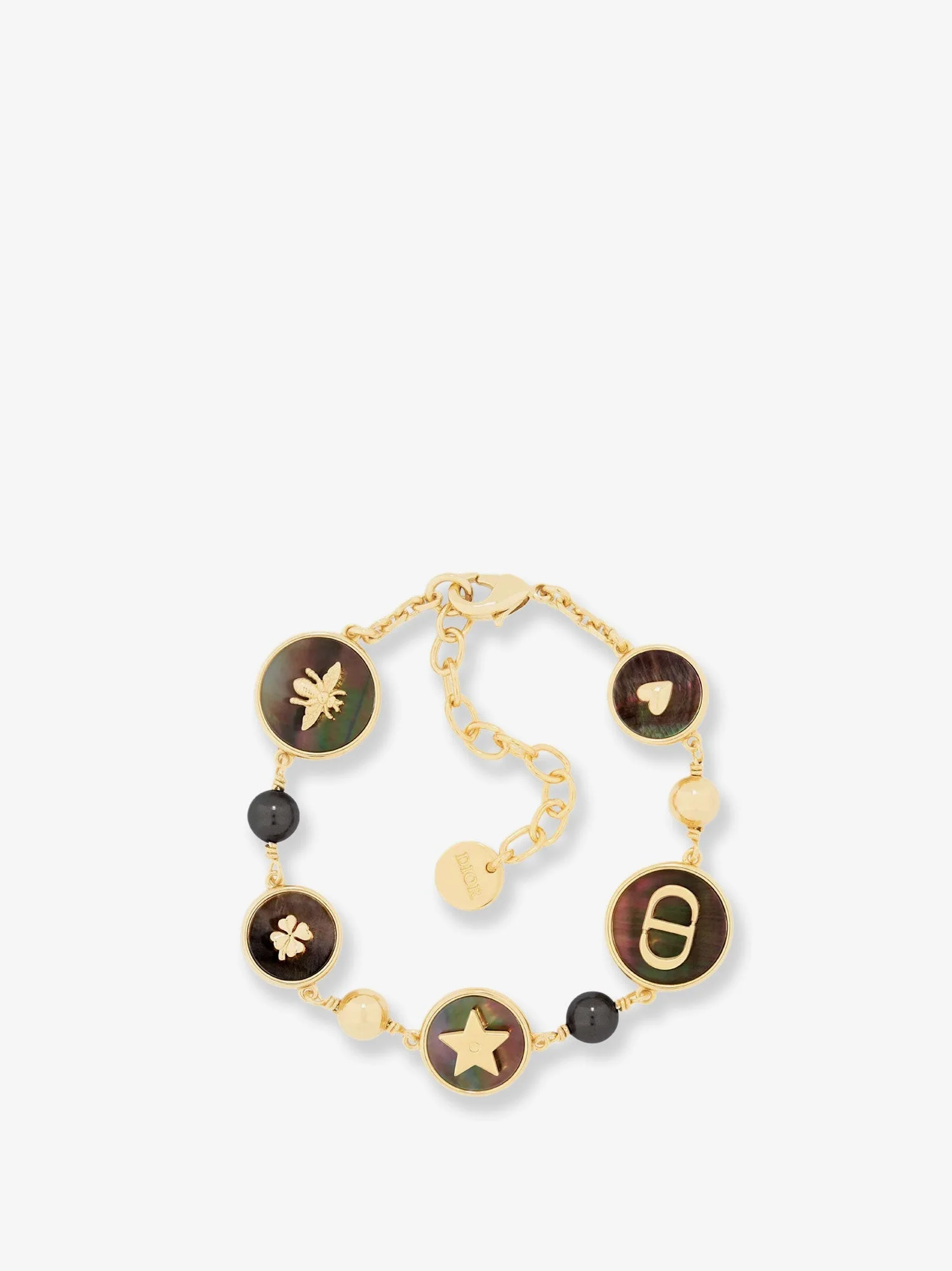 Dior Women D-Luck Metal Bracelet With Gold Finishes - 1