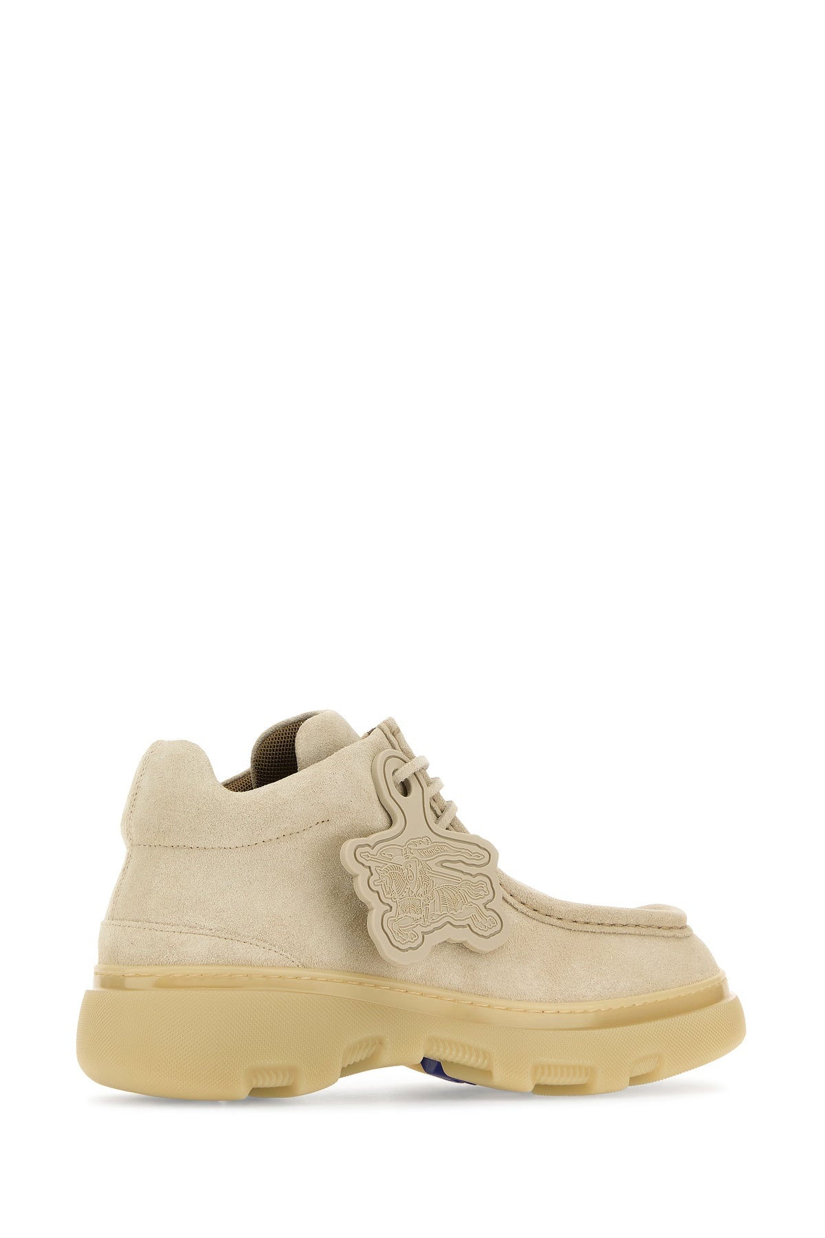 Sand suede Creeper lace-up shoes - 3