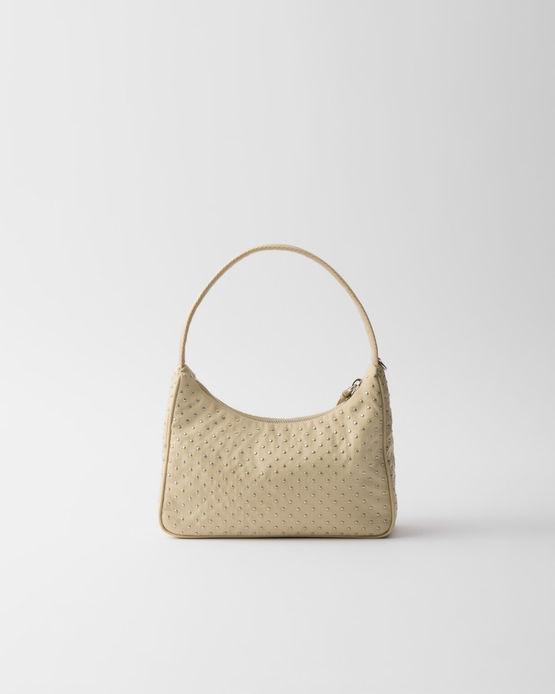 Prada Re-Edition Re-Nylon mini bag with studs 3