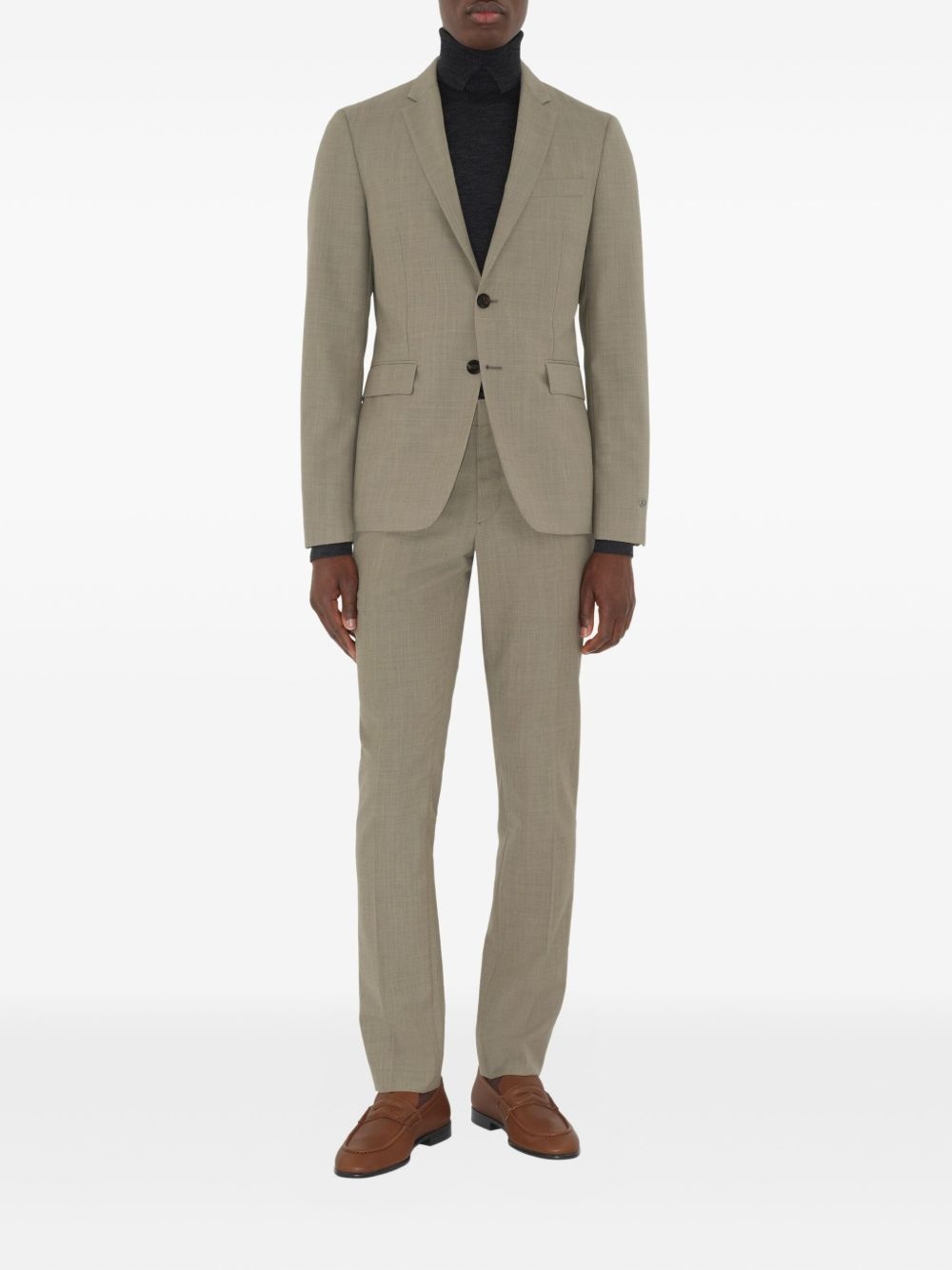 Burberry wool single-breasted blazer | REVERSIBLE