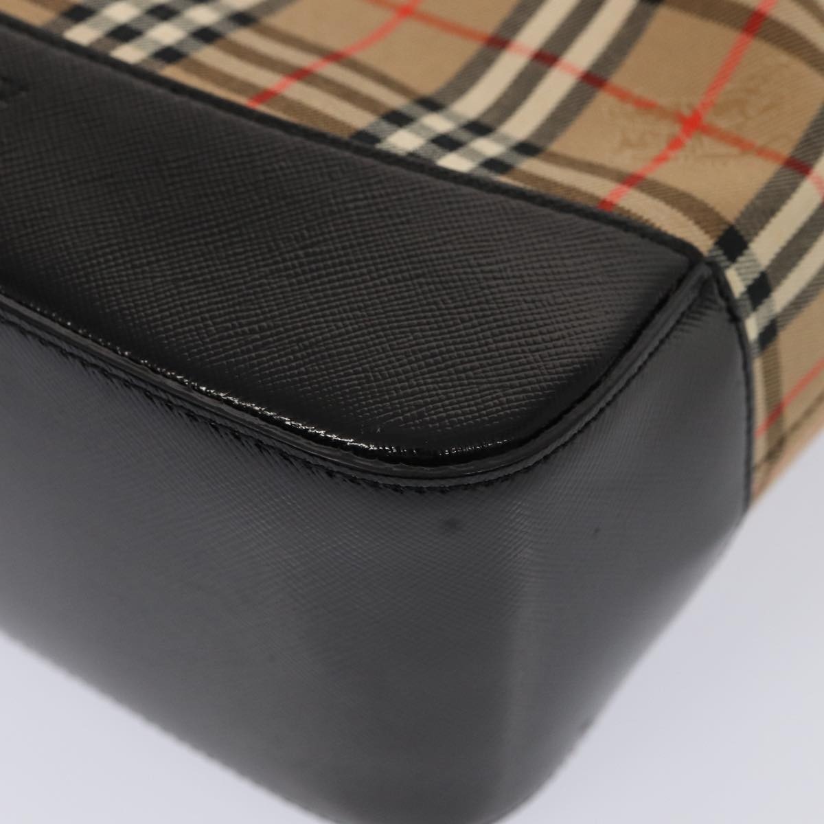 Burberry Nova Check Tote Bag Canvas Beige Gold - 13
