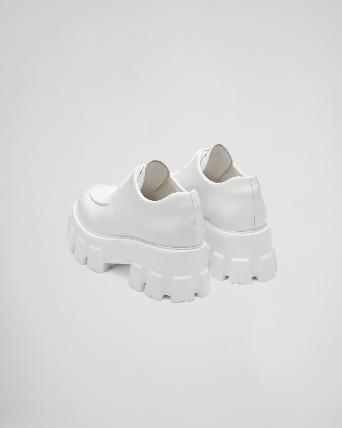 Monolith brushed leather lace-up shoes - 5