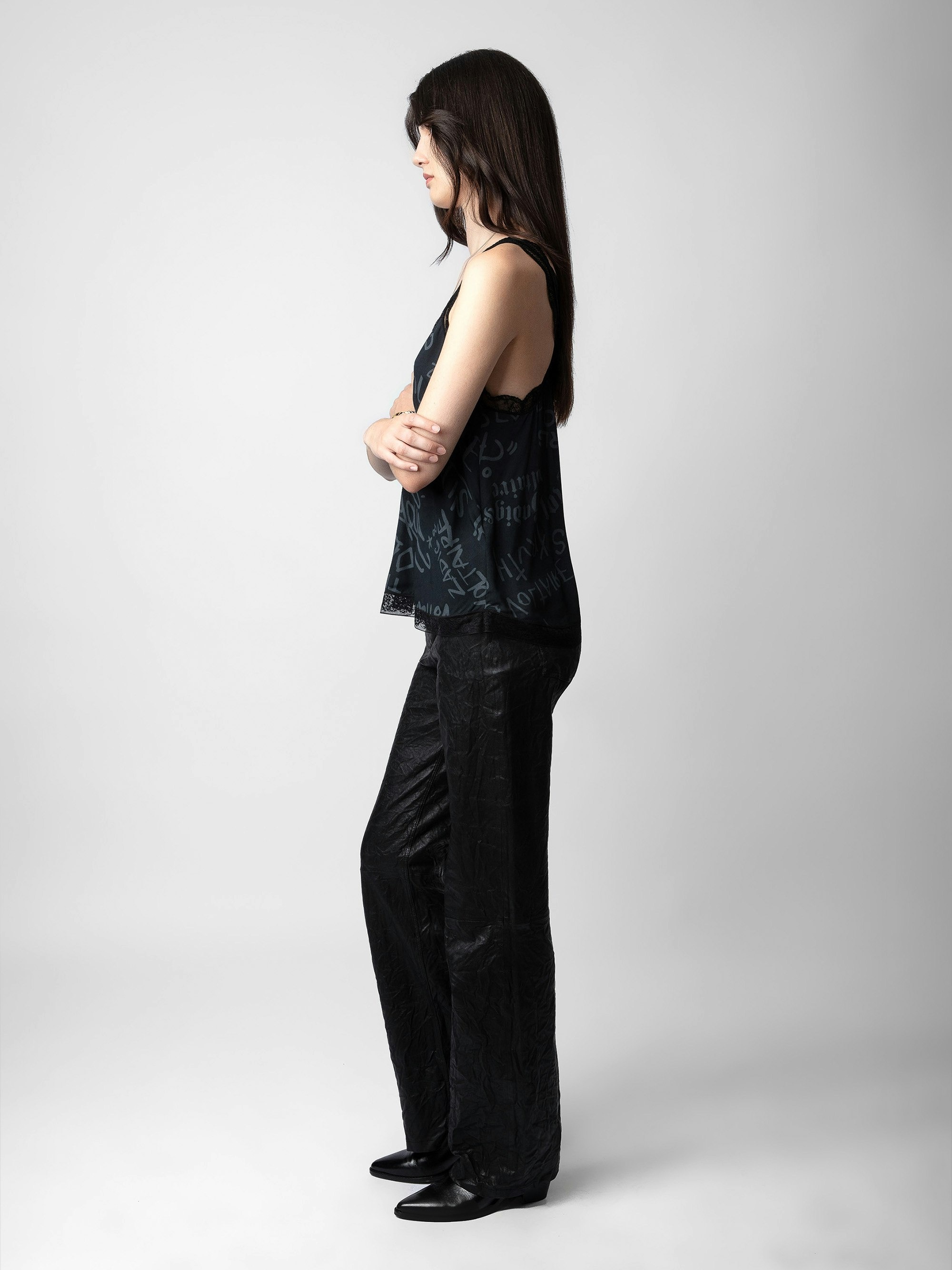 Chou Crepe Camisole - 4