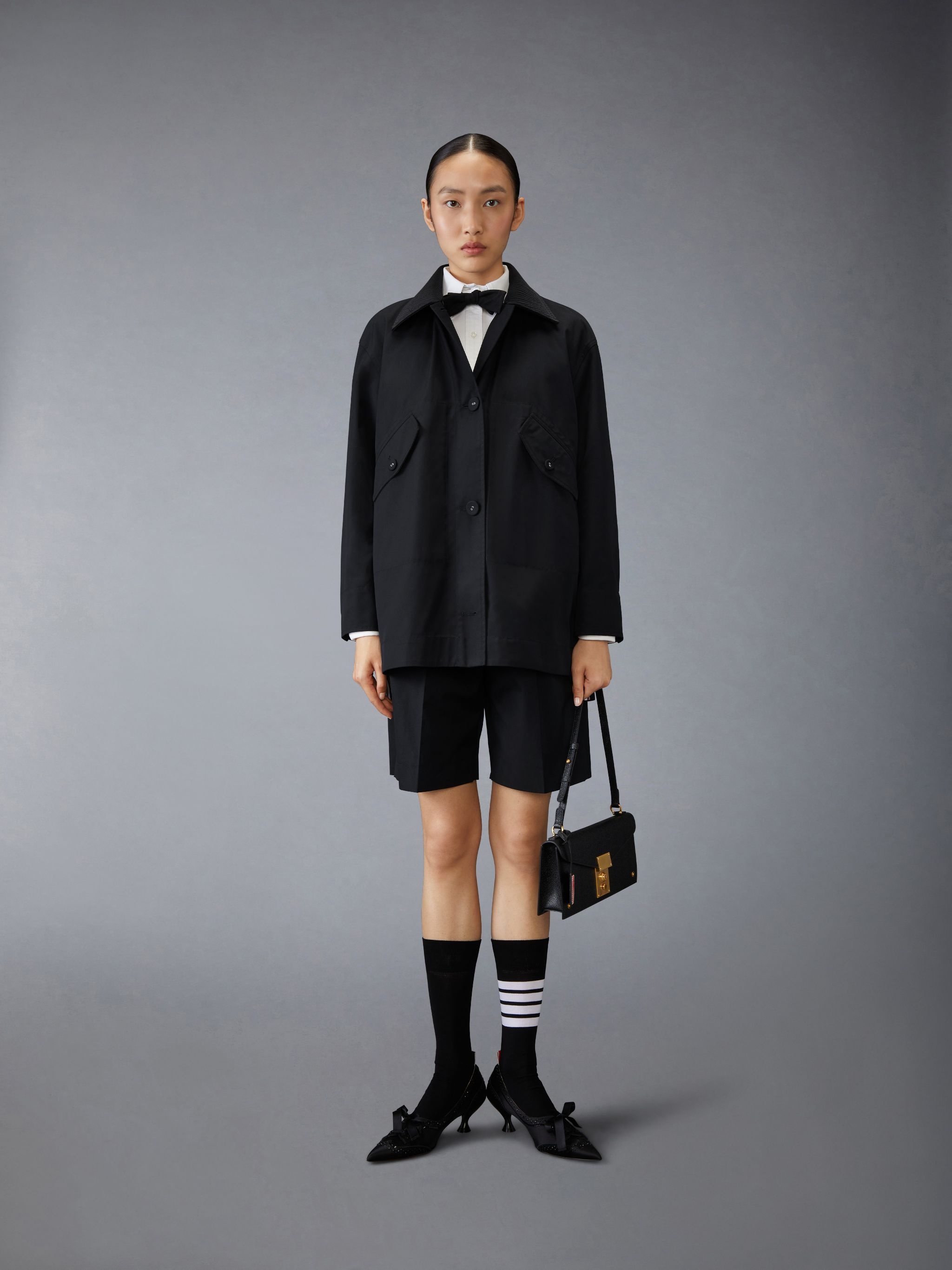 Typewriter Cloth Gardening Coat - 3