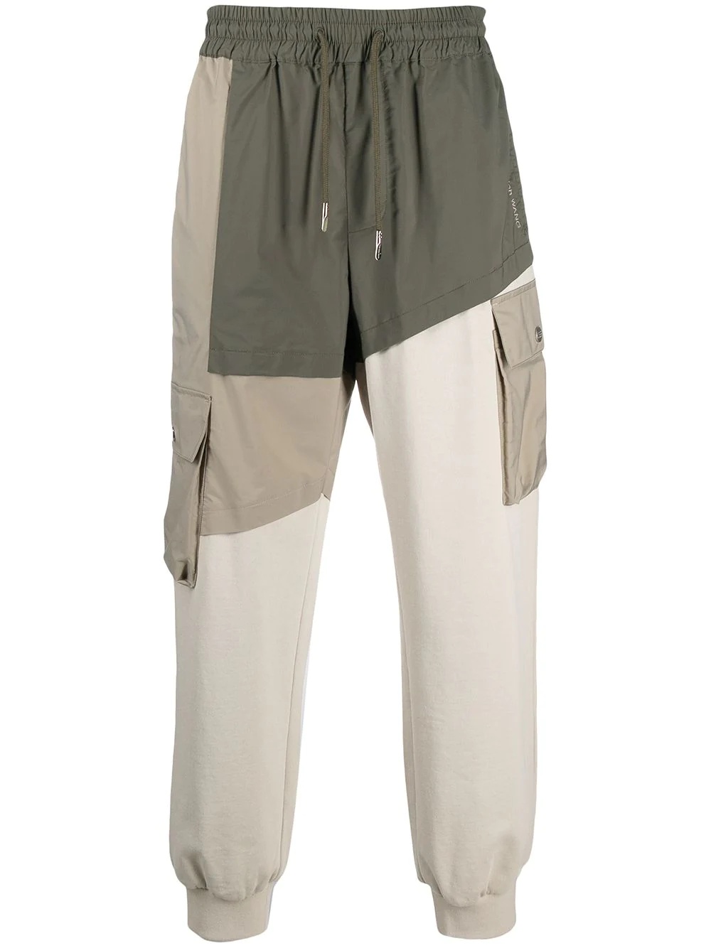 colour-block panelled track pants - 1