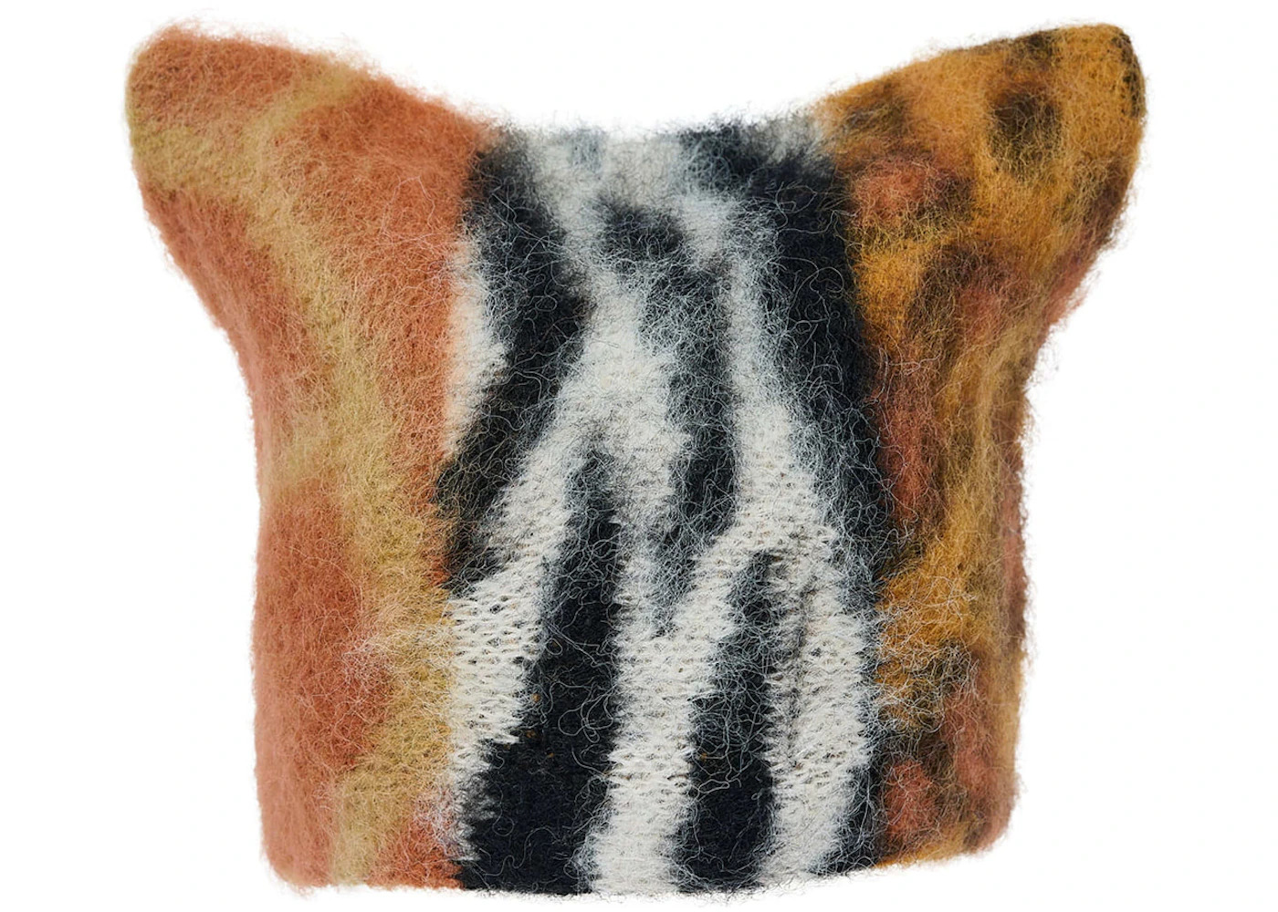 Palace x Needles Hairy Square Beanie Multi Animal - 2