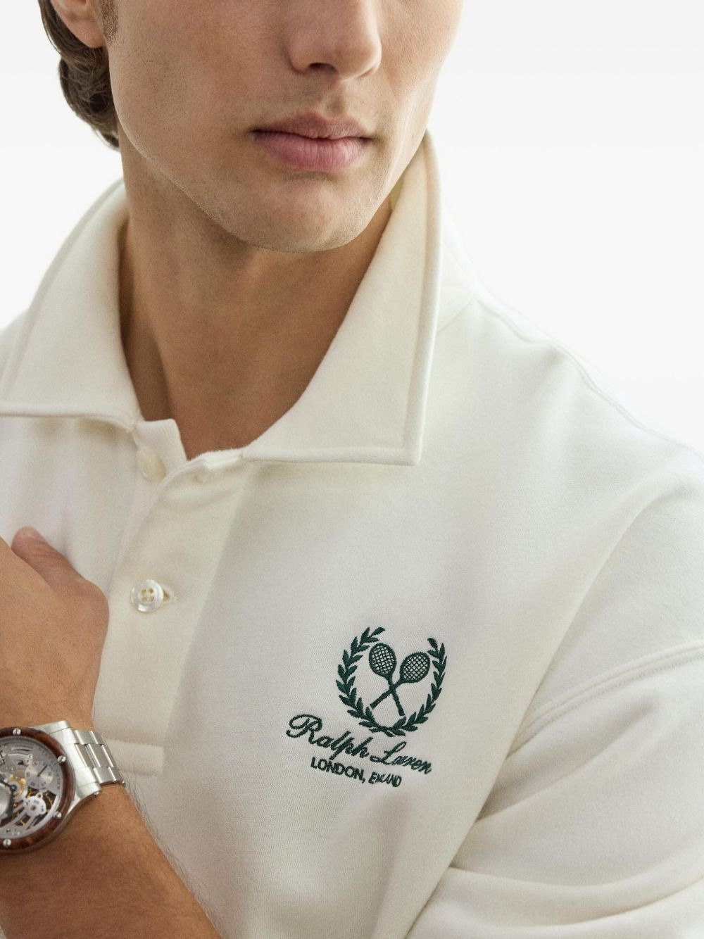 long-sleeve polo shirt - 5