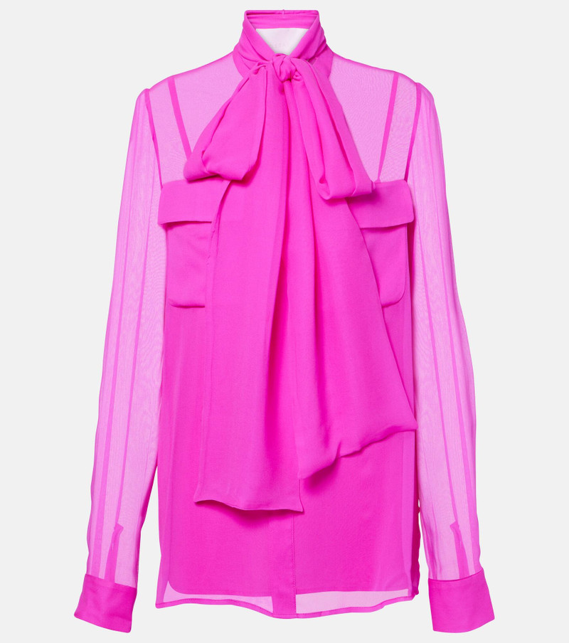 Silk georgette blouse 1