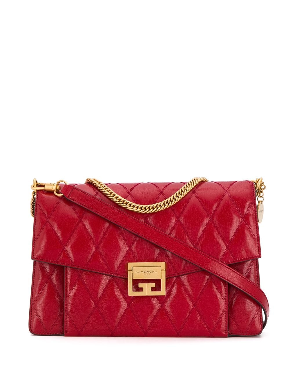 quilted shoulder bag - 1