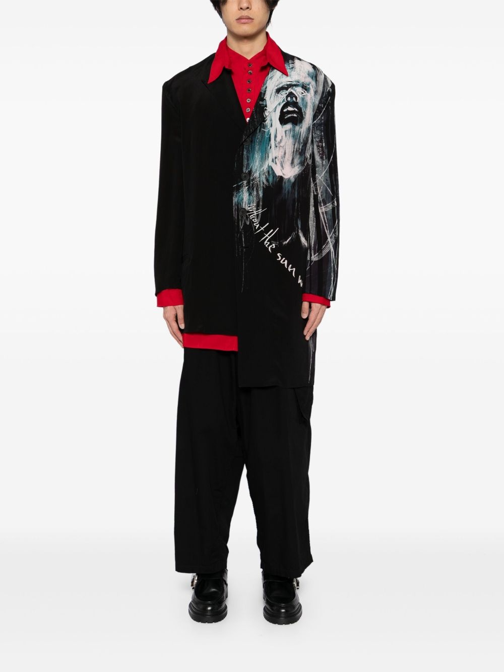 pattered blazer - 2