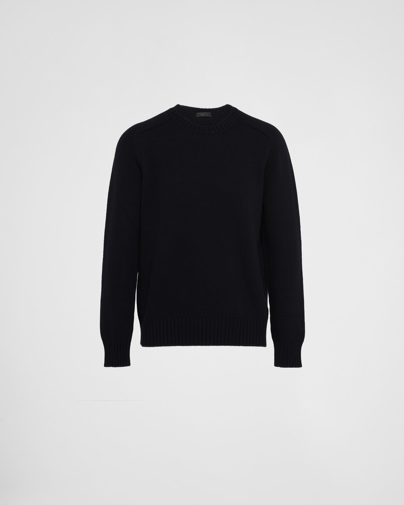 Wool and cashmere crew-neck sweater 1