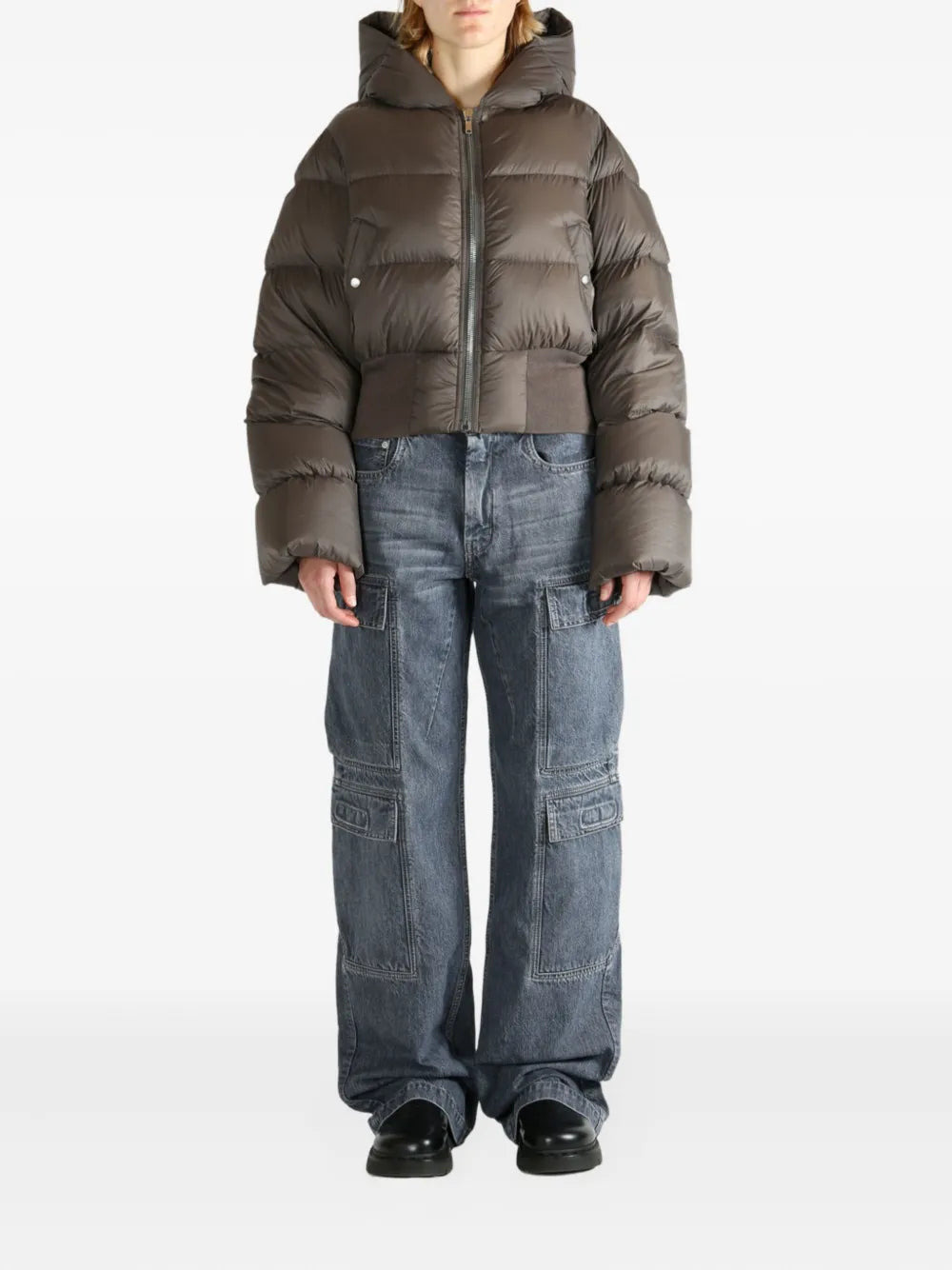 Rick Owens Women Hooded Puffer Jacket - 2