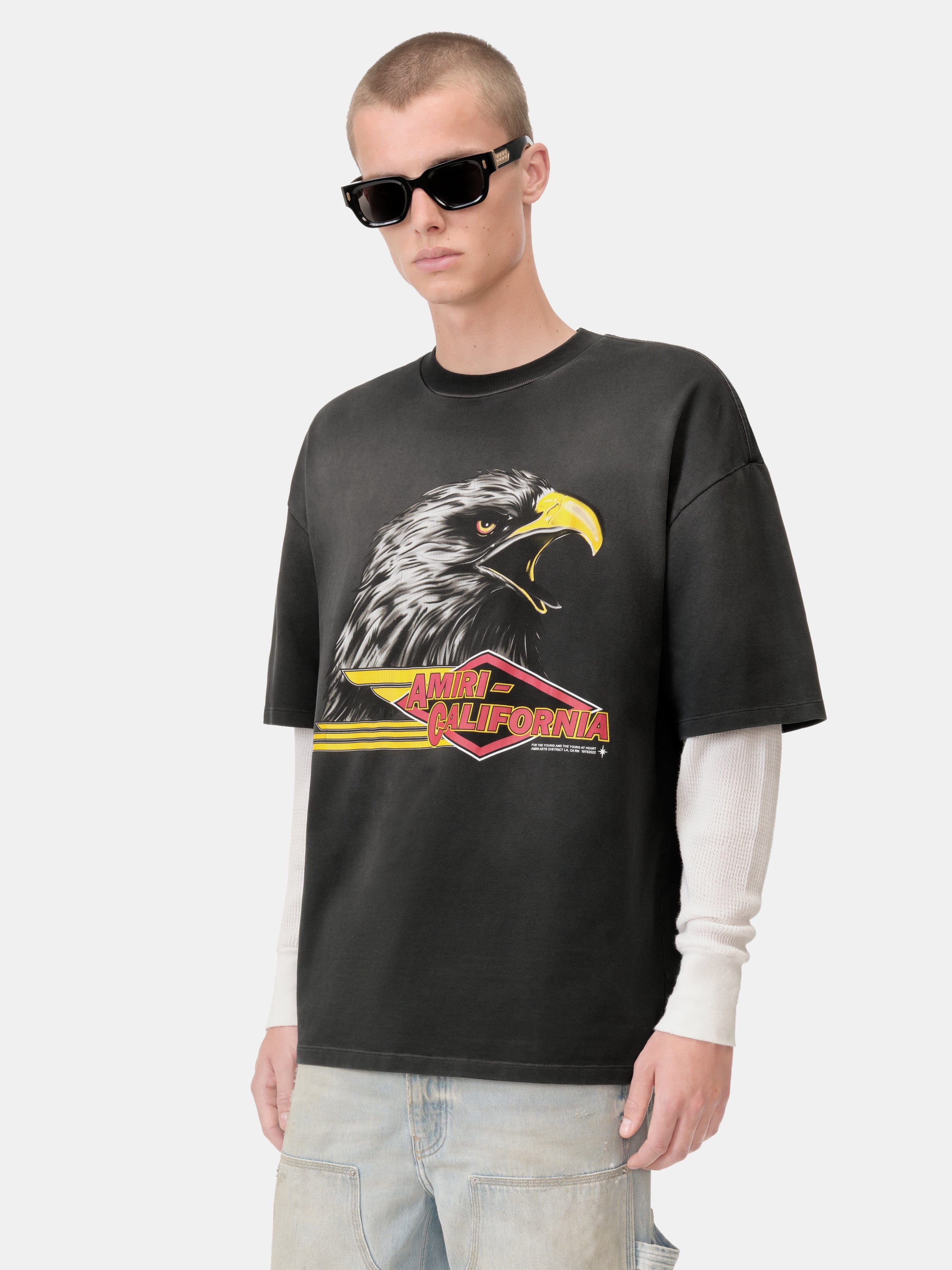 AMIRI EAGLE OVERSIZED TEE - 3
