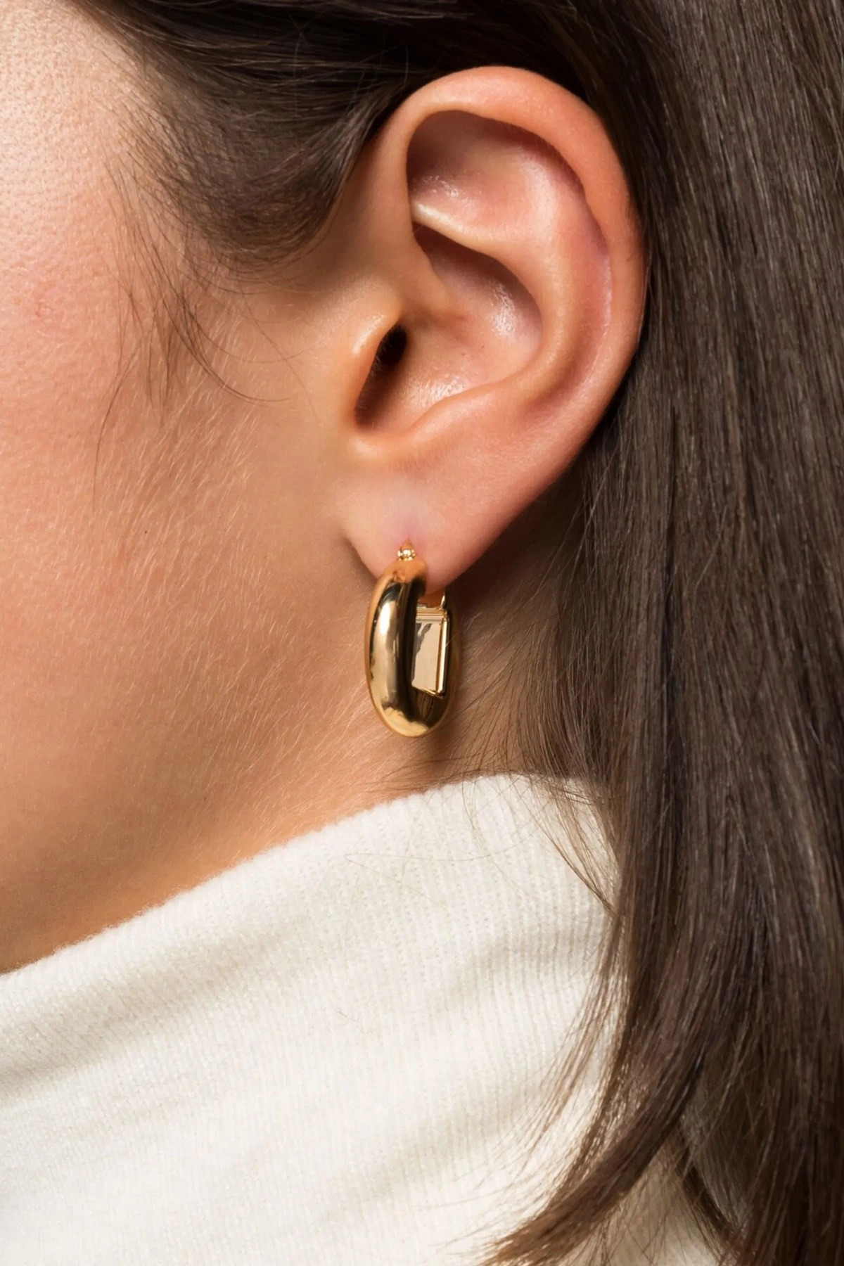 'Les Boucles Rond Carré' earrings - 2