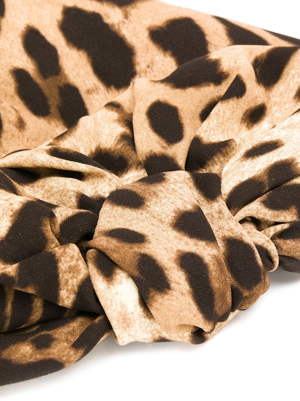 leopard print turban - 3