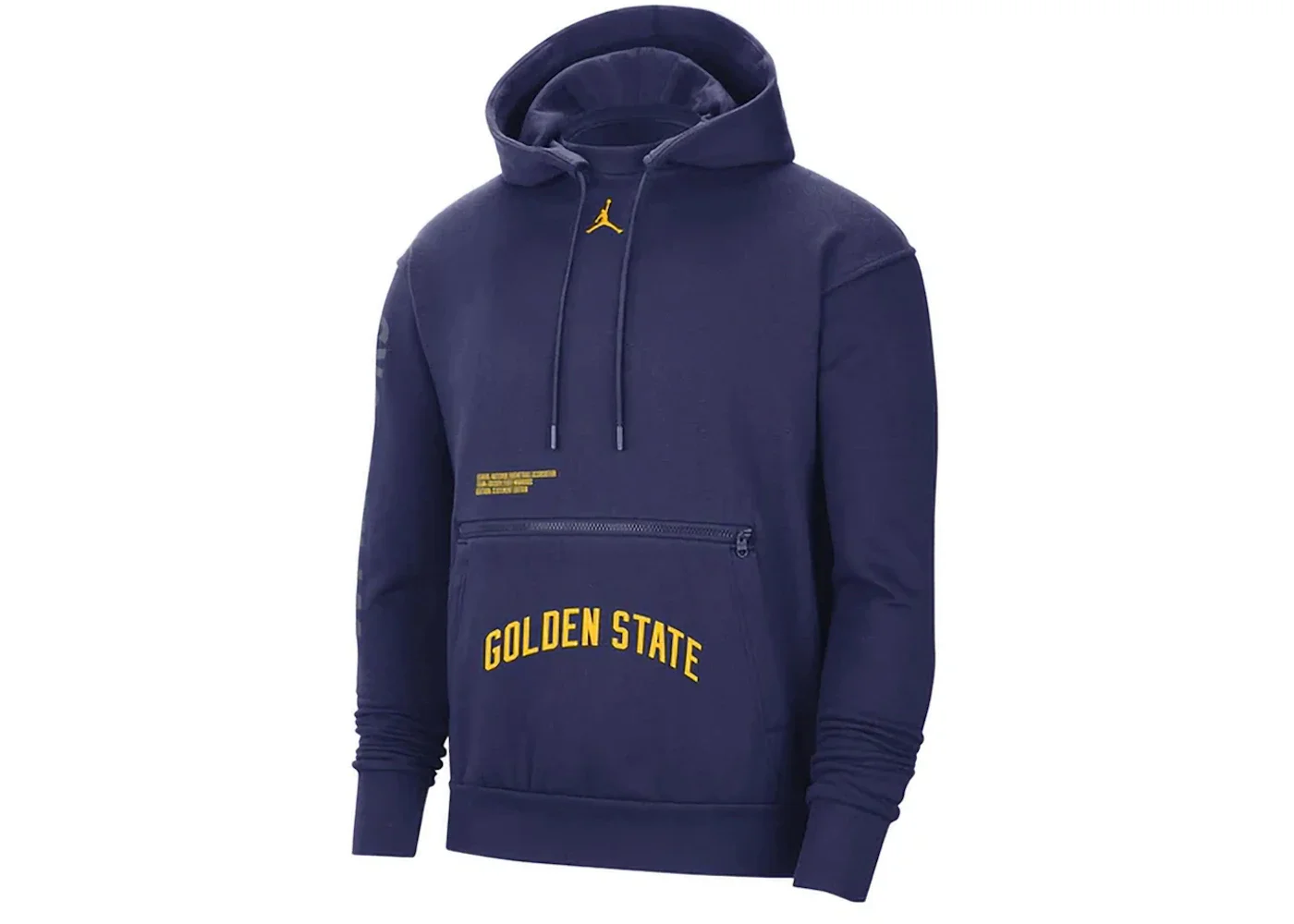 Jordan NBA Golden State Warriors Statement Edition Fleece Hoodie Purple - 1