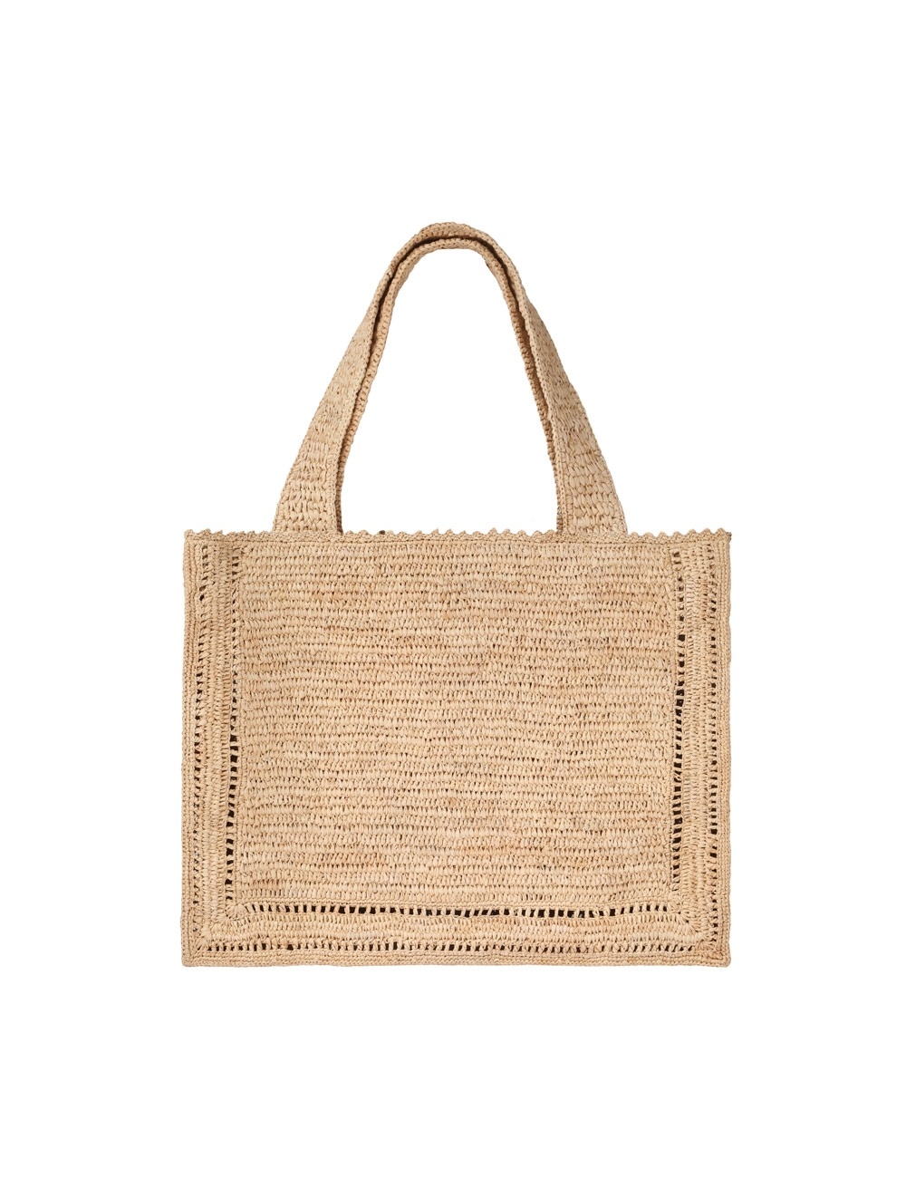 FLORAL RAFFIA MINI TOTE - 3