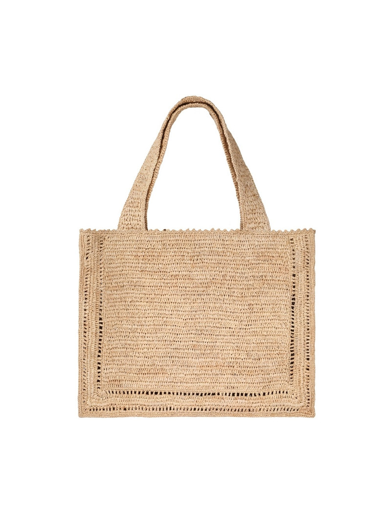 FLORAL RAFFIA MINI TOTE 3