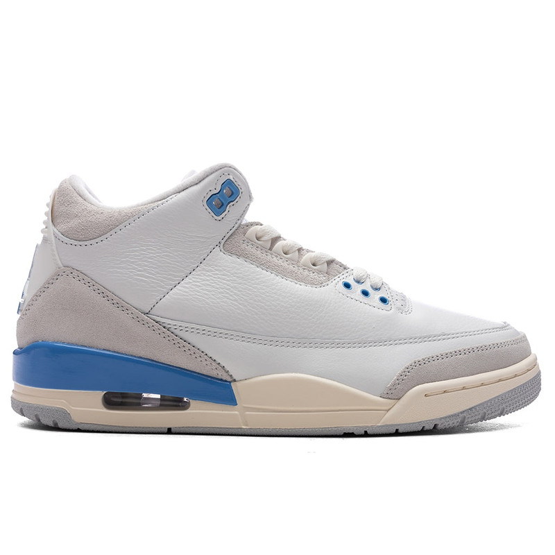 AIR JORDAN 3 RETRO 'LUCKY SHORTS' - SUMMIT WHITE/HYDROGEN BLUE/LEGEND BLUE - 1