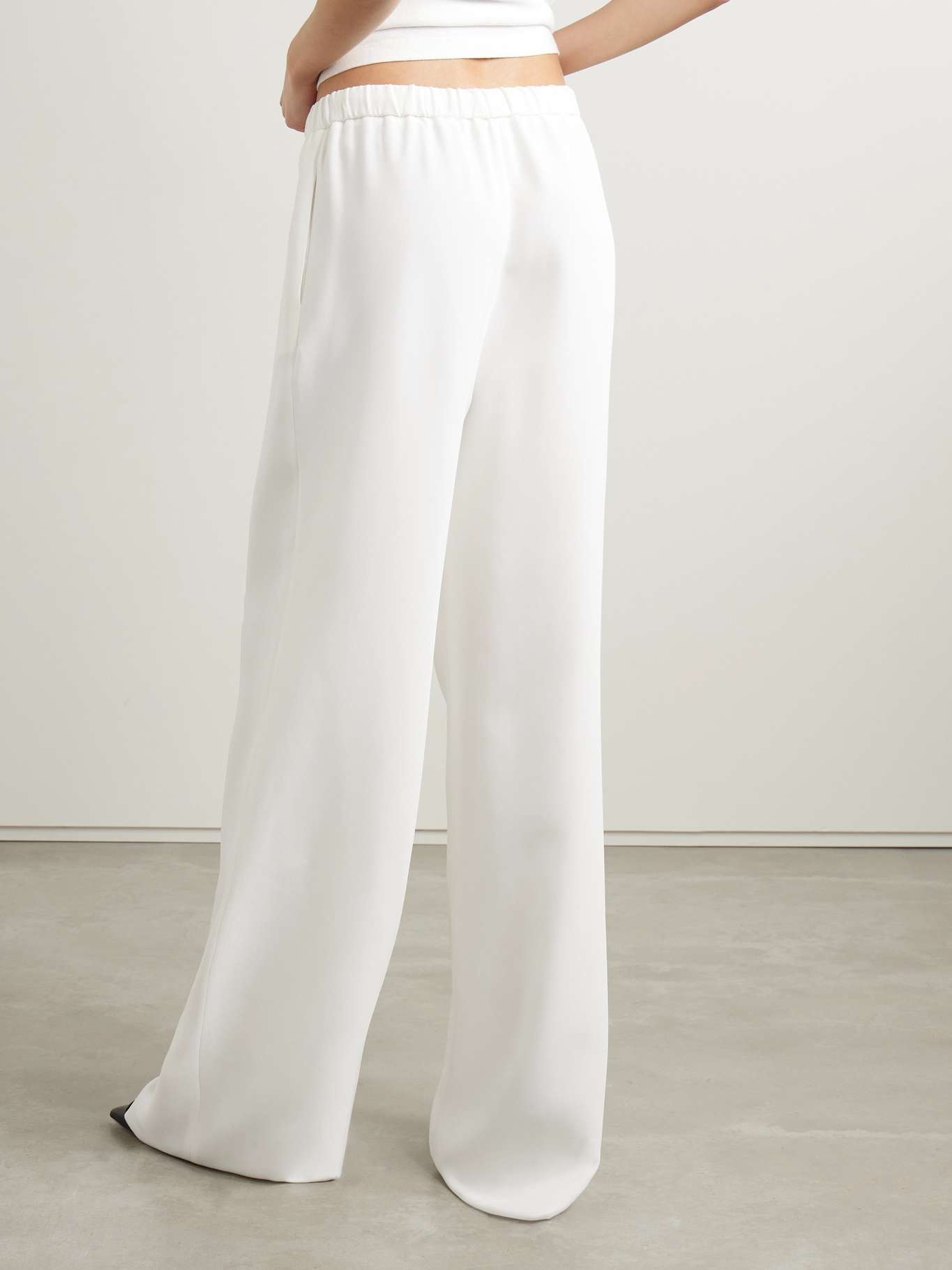 Valentino Silk crepe de chine wide-leg pants | netaporter