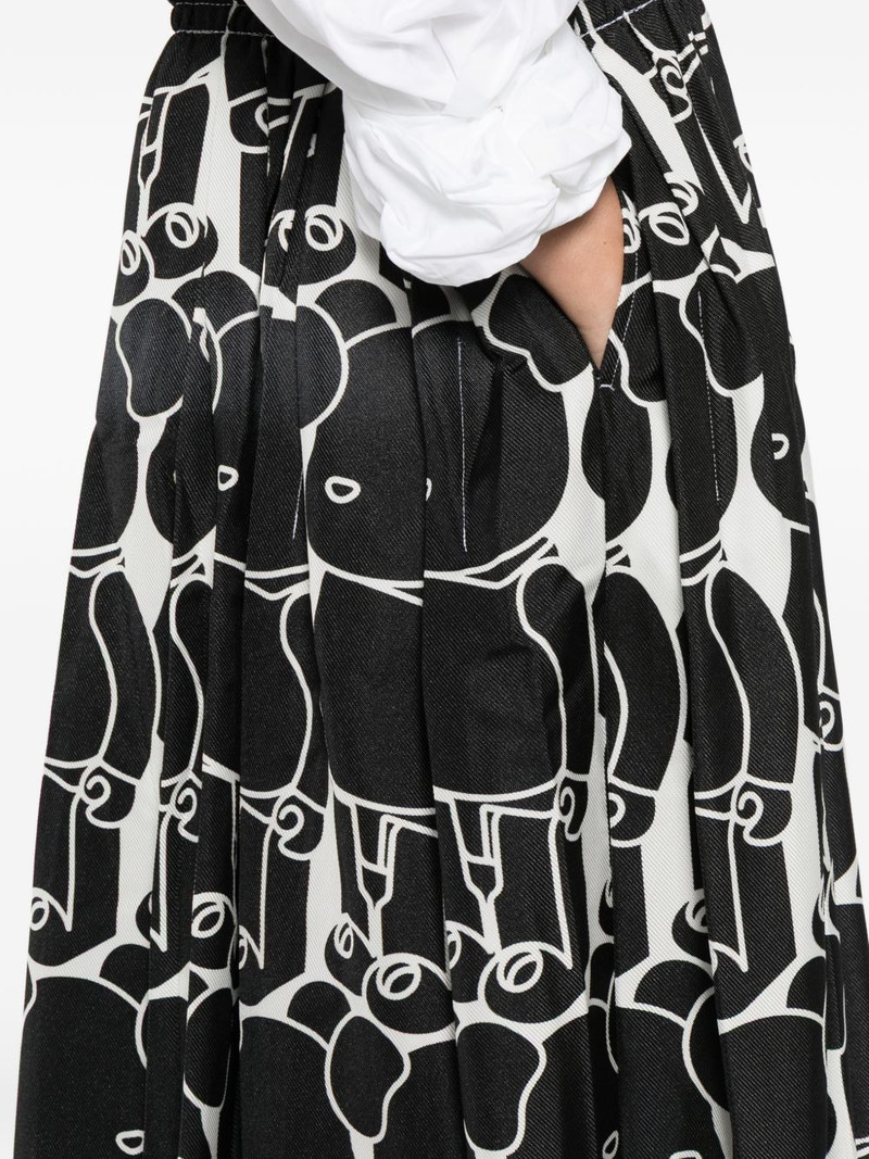 Bearbrick-printed skirt 5