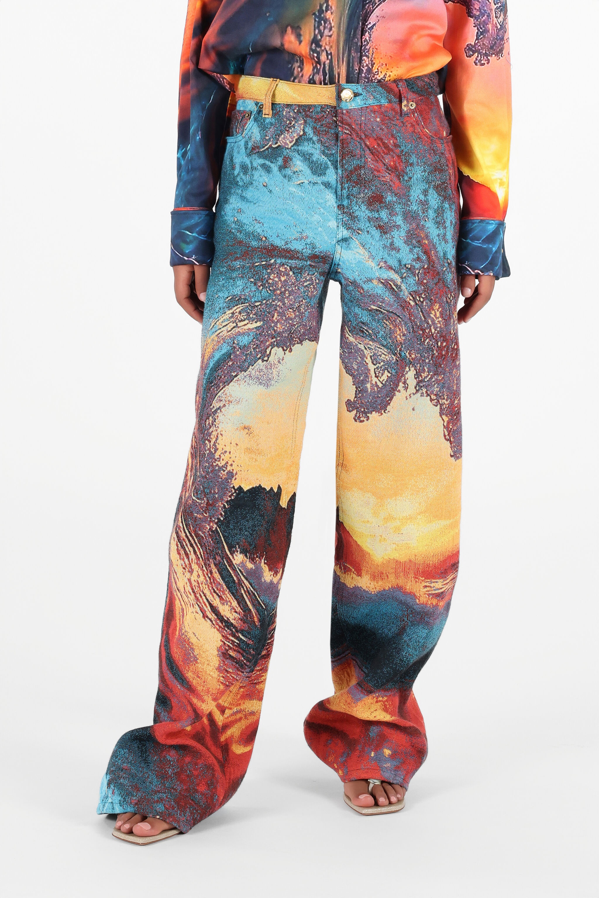 Itaca Print Trousers - 3