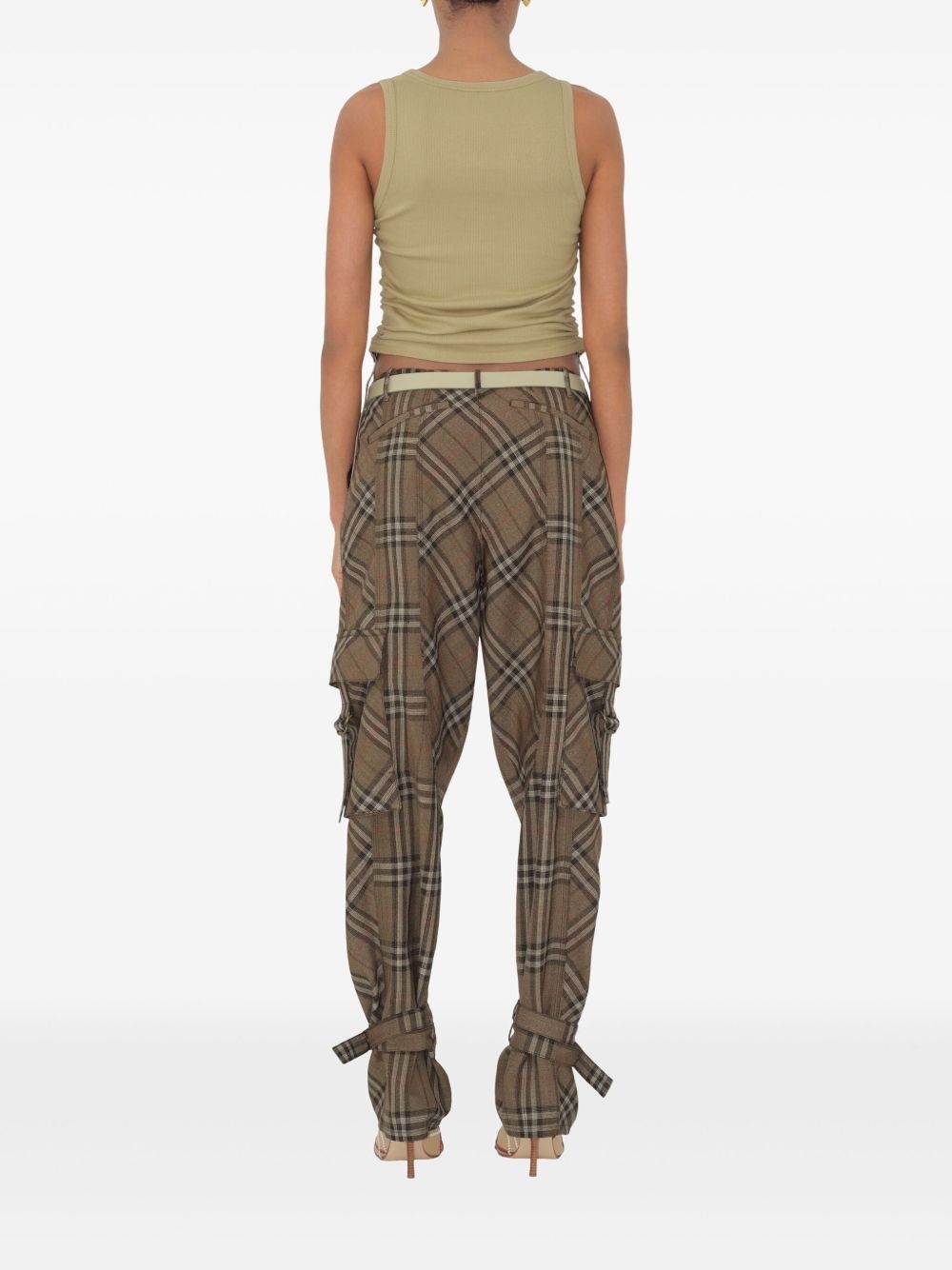 silk-blend trousers - 5