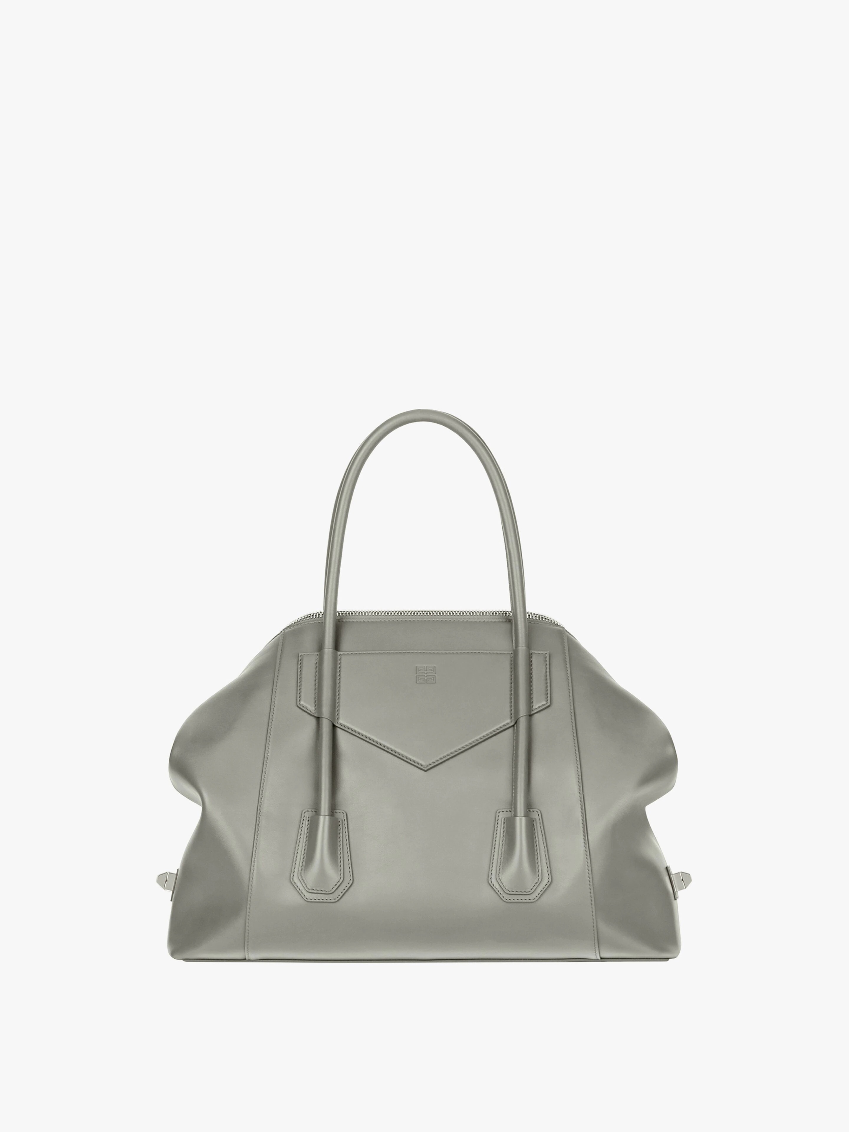 MEDIUM ANTIGONA SOFT LOCK BAG IN SMOOTH LEATHER - 3