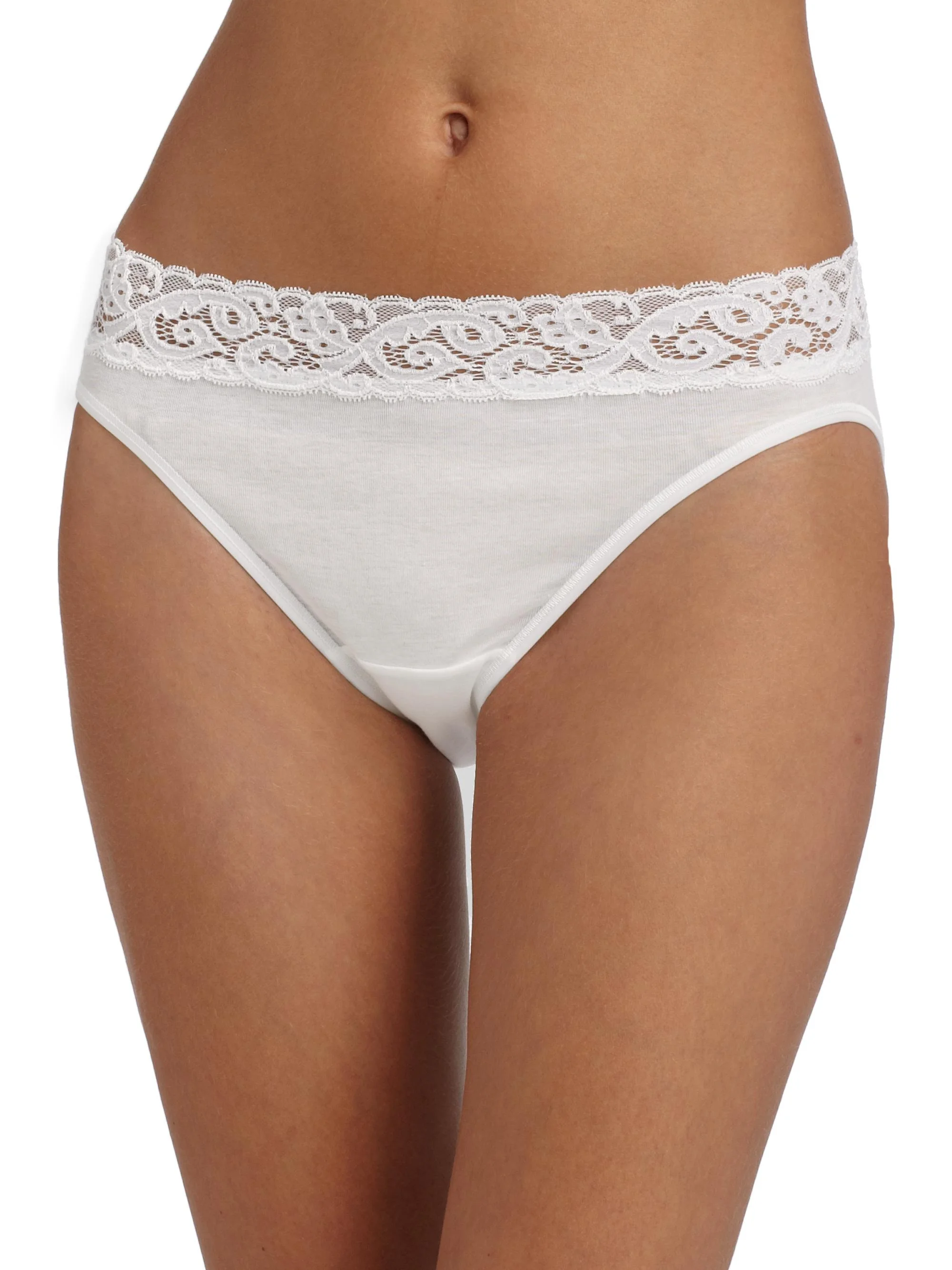 Women's Moments Hi-Cut Brief - White - 1