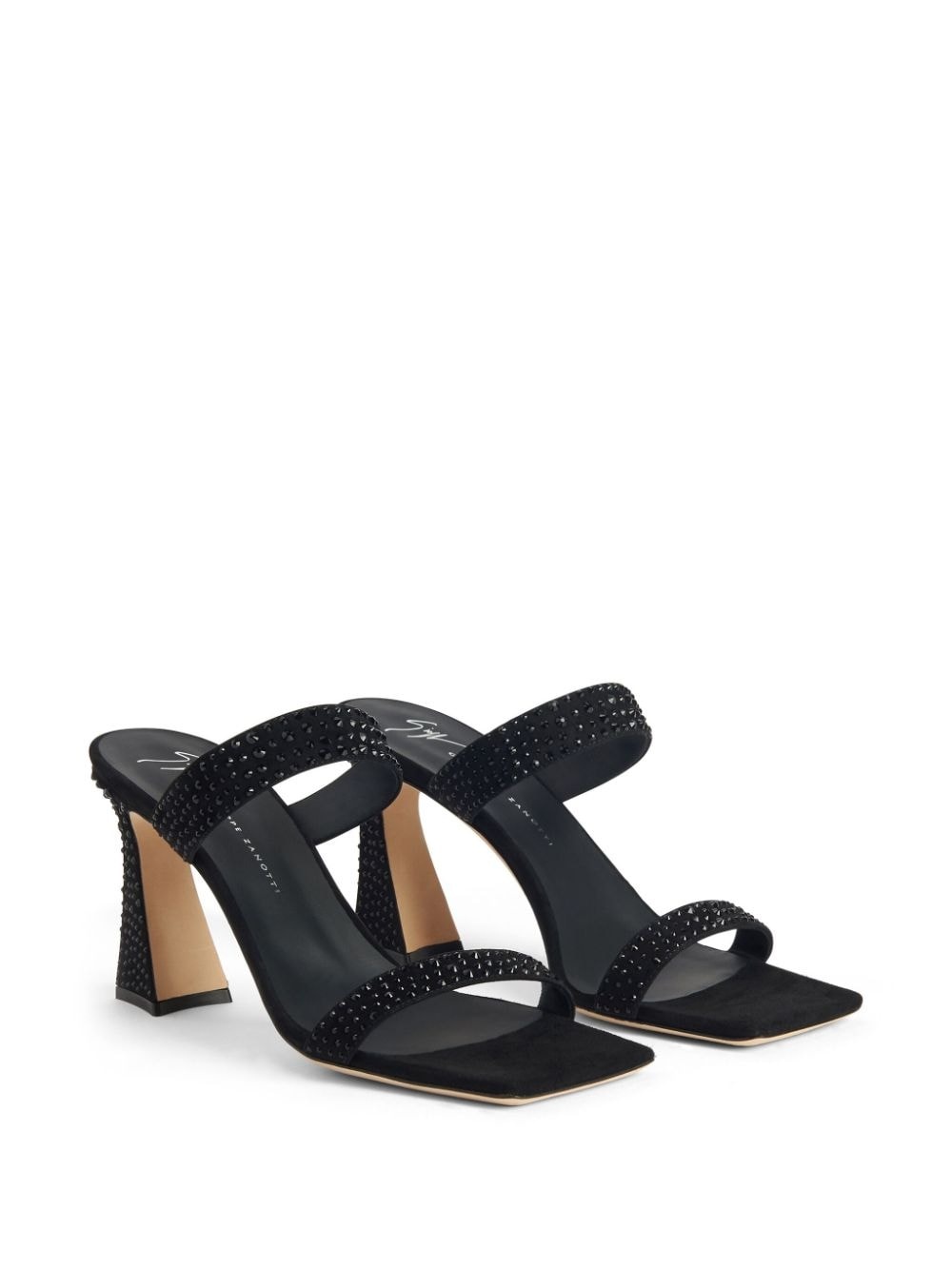 Flaminia 85 mm velvet sandals - 2