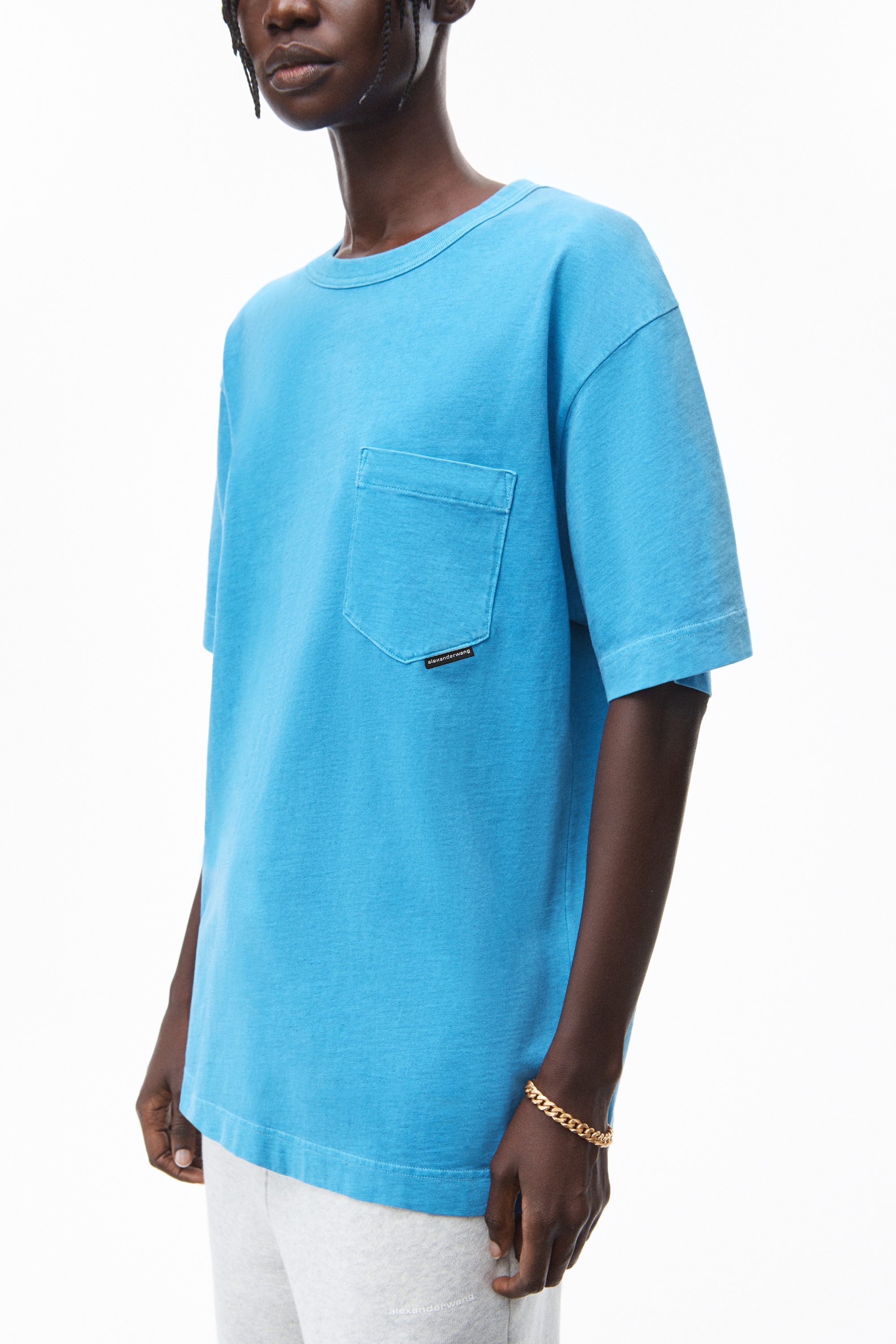 POCKET TEE IN HIGH TWIST JERSEY - 3