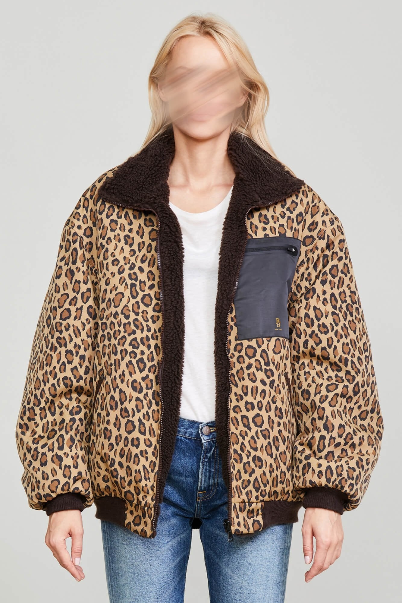 BACKZIP WINDBREAKER - PRINTED LEOPARD - 1