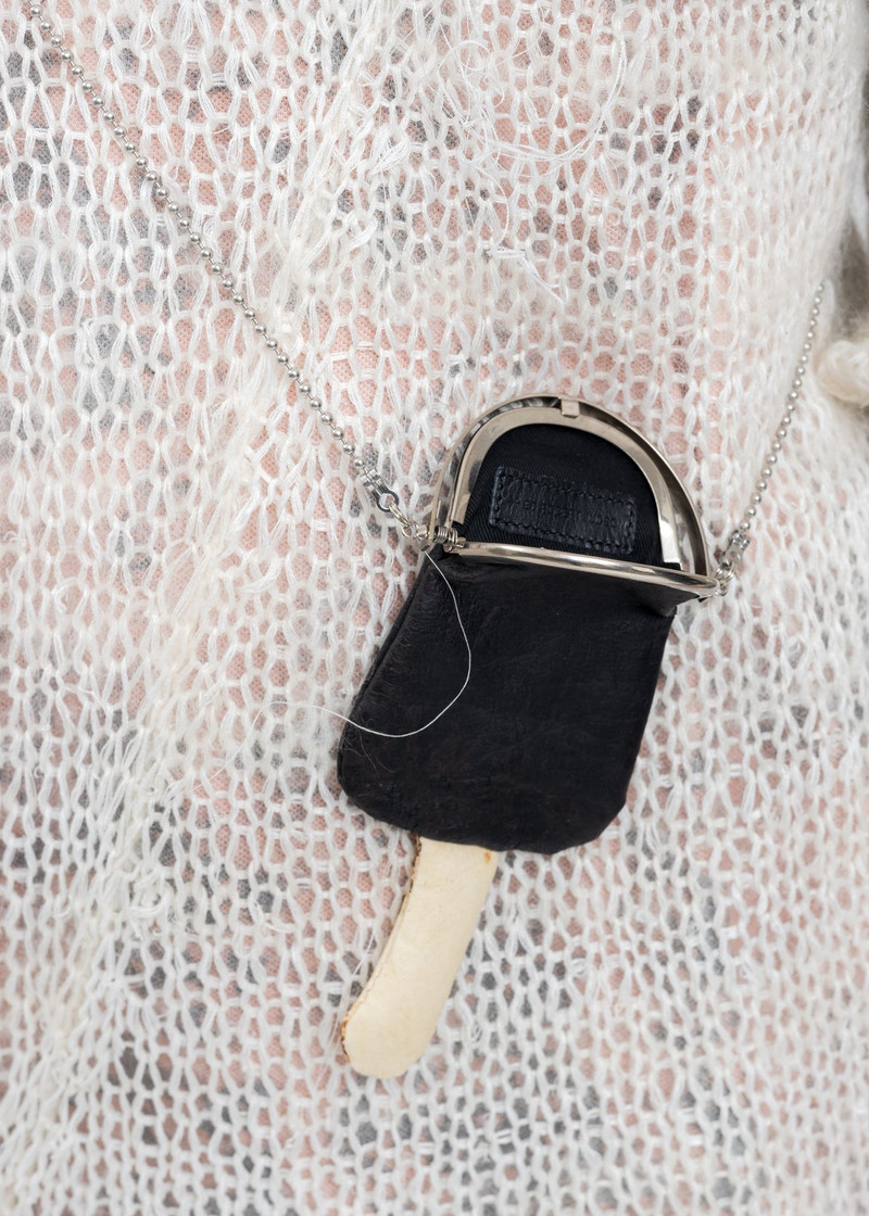 Brown MUSHROOM LEATHER MINI Bag 4