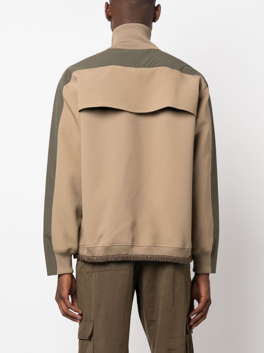 high-neck zip-up jacket - 4
