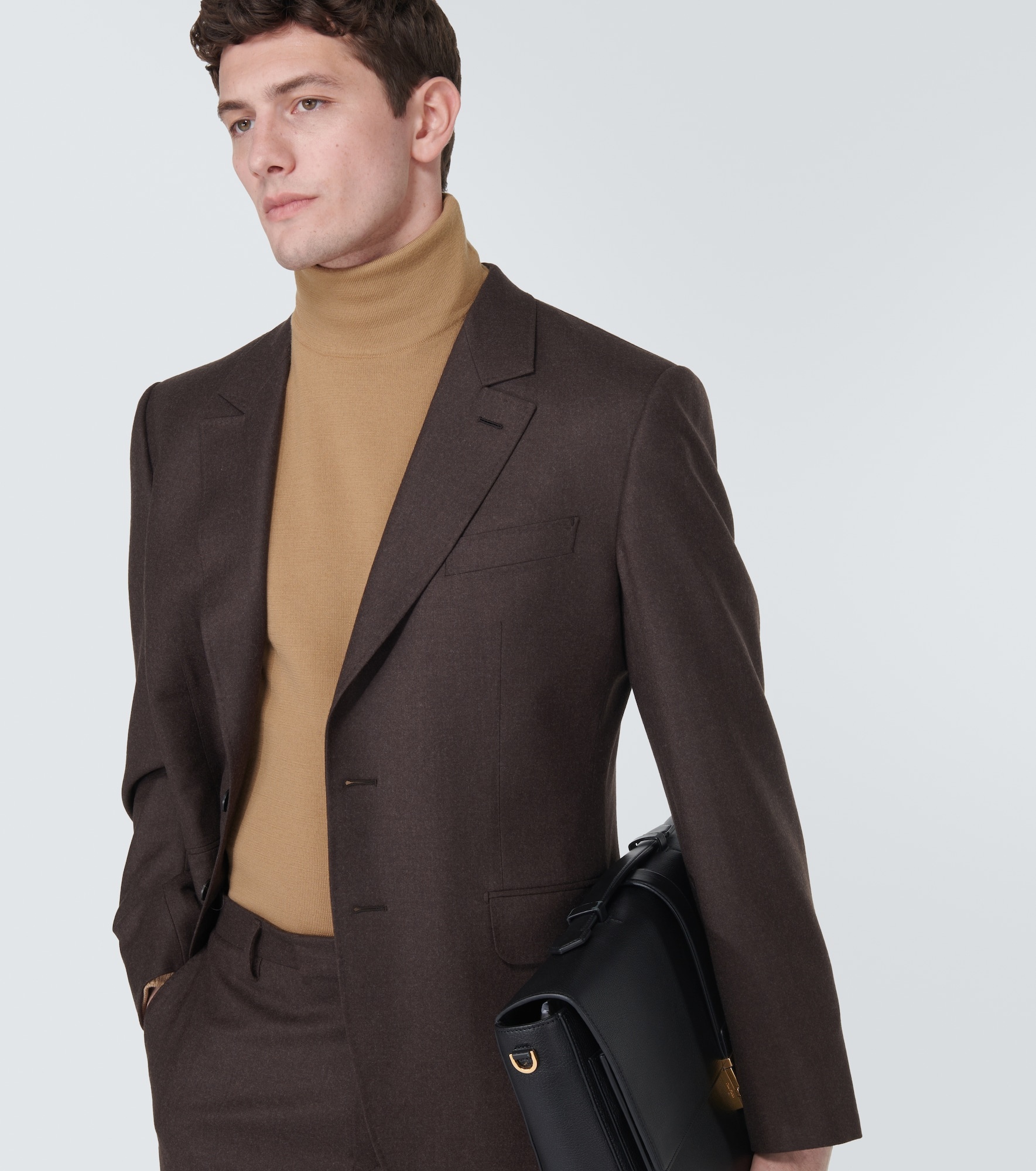 Wool turtleneck sweater - 5