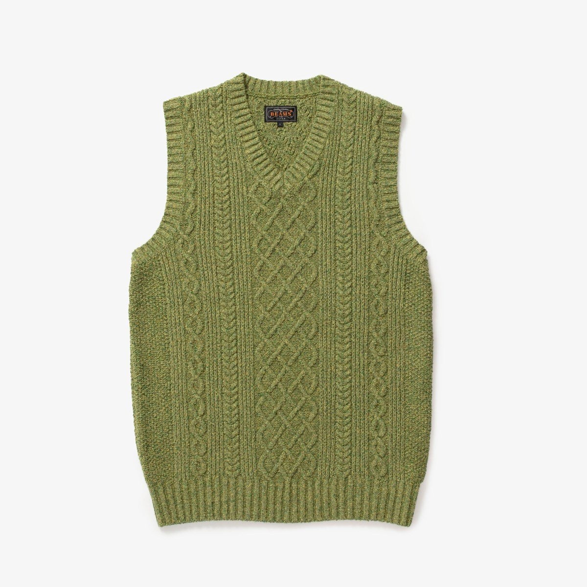 Cotton Linen Vest Alan Pattern - 1