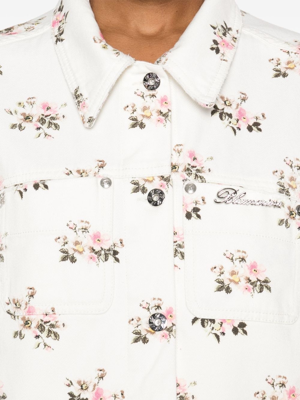 floral-print jacket - 5