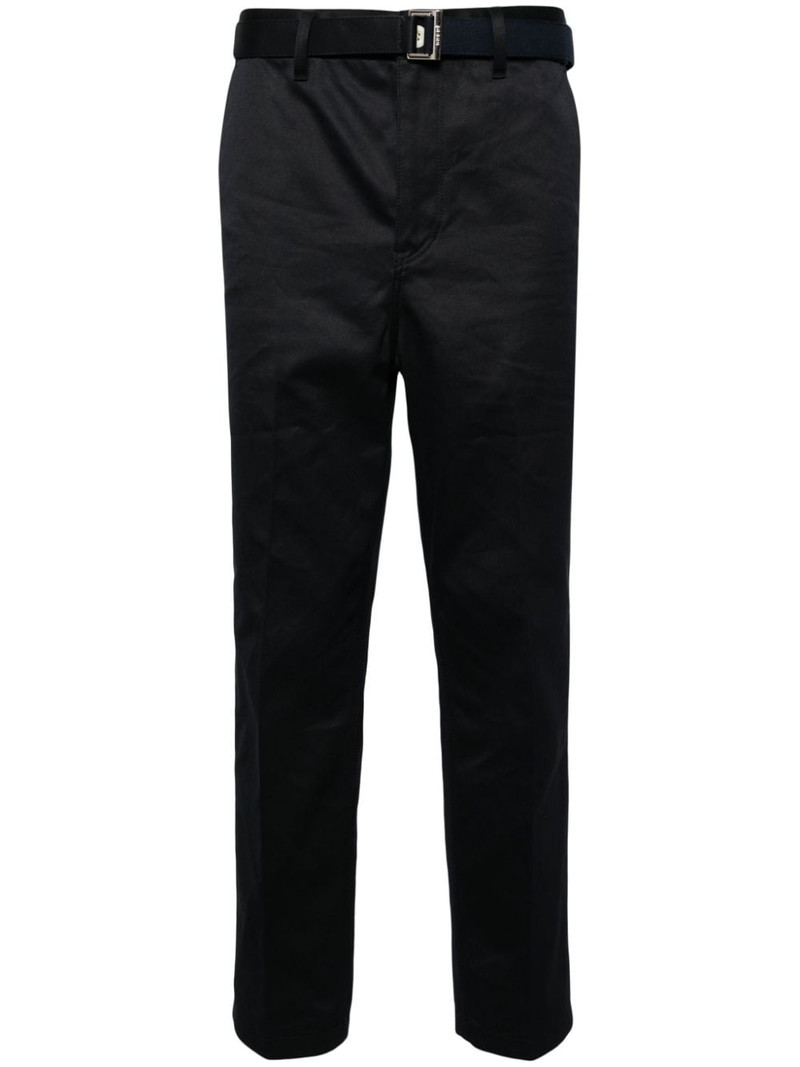 low-rise slim-fit trousers - 1