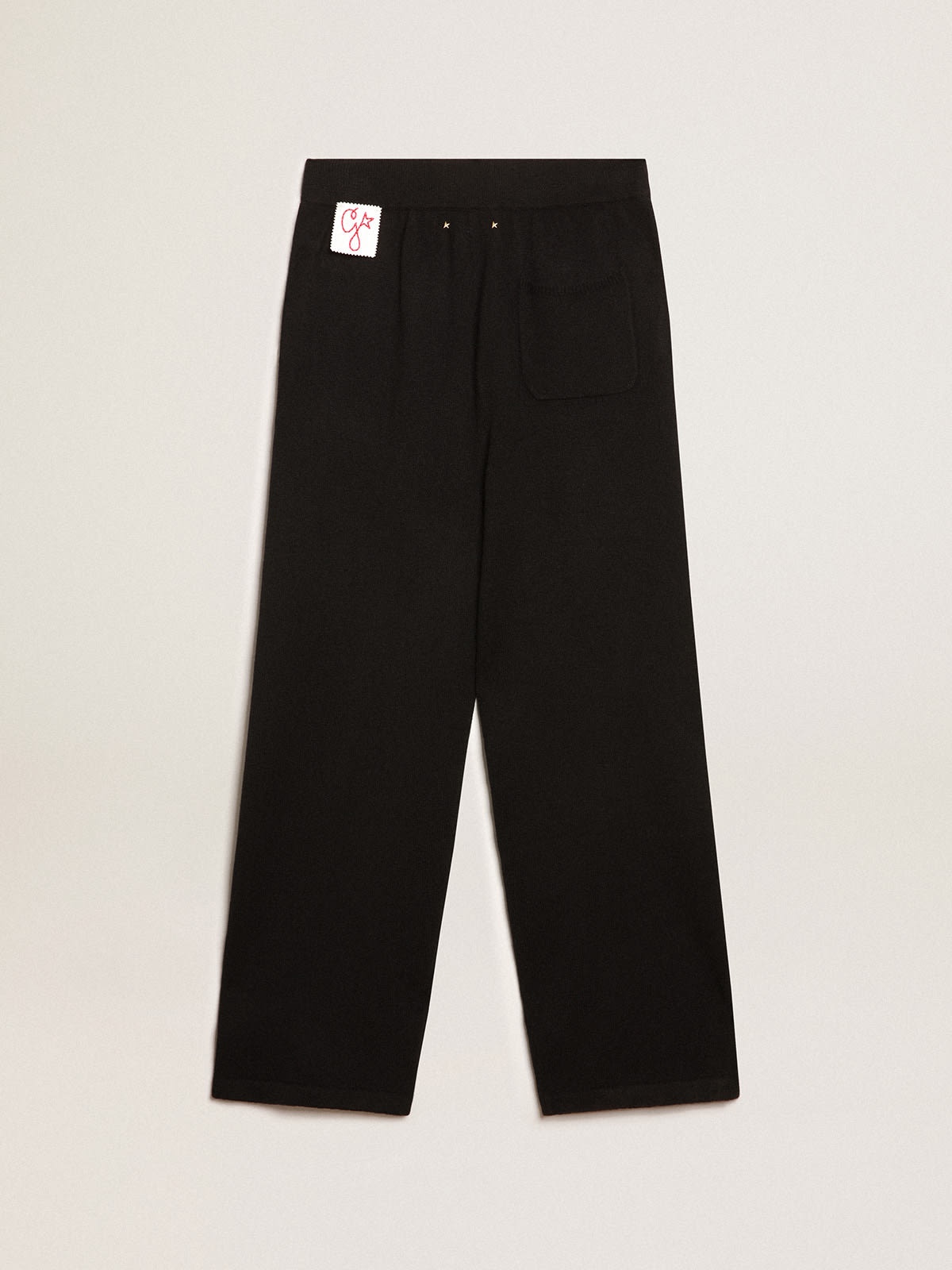 Men’s black cashmere blend joggers - 6