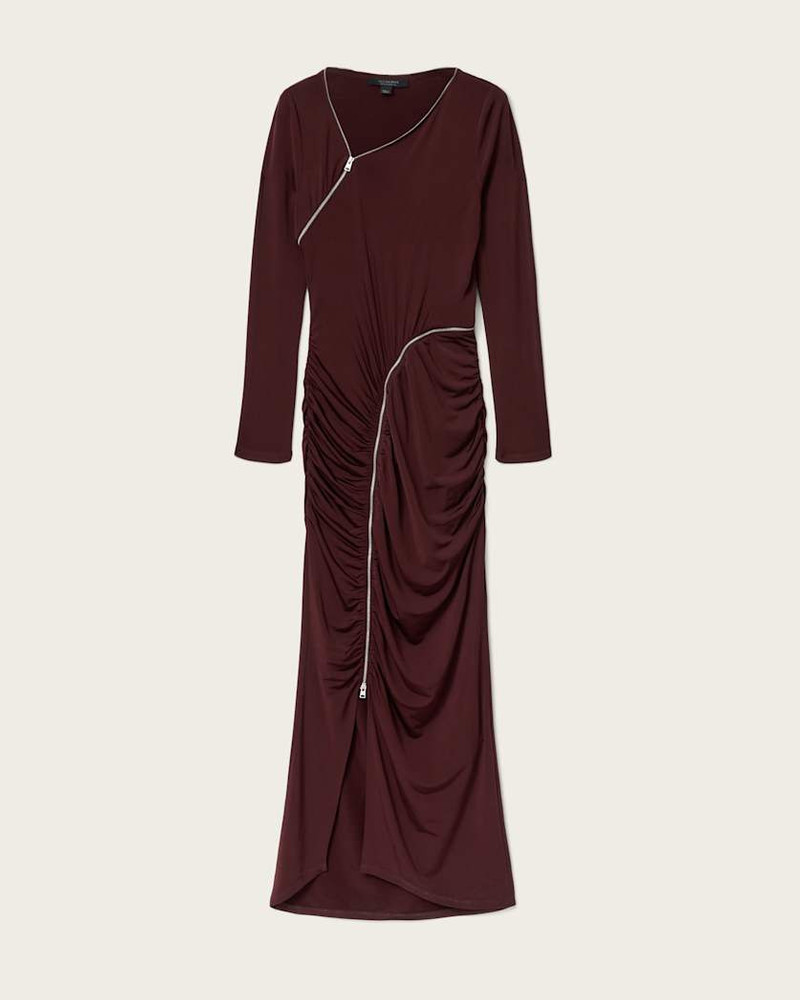 ELSIE ZIPPER MAXI DRESS 1