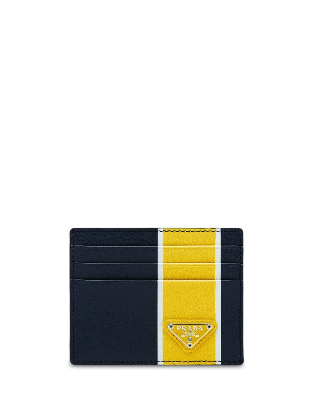 Saffiano tri-stripe cardholder - 1