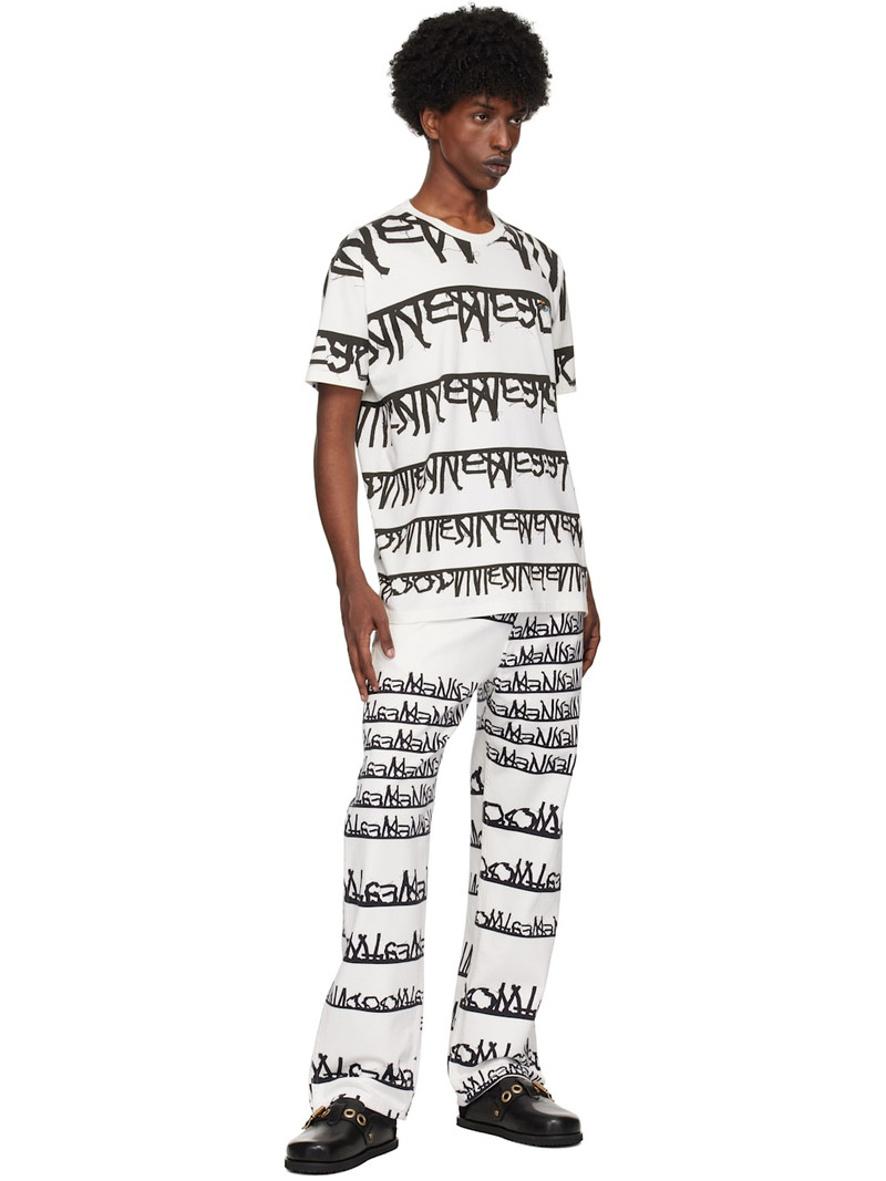 Vivienne Westwood White & Black Ranch Jeans outlook
