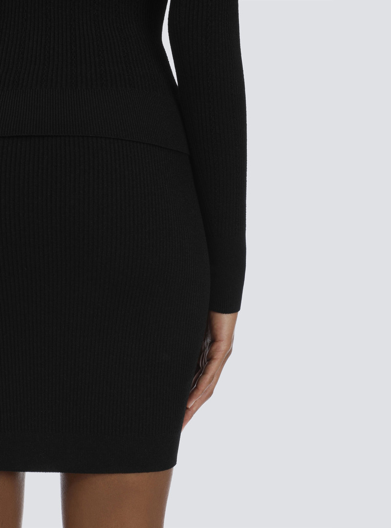 Knit jumper with gold buttons 8