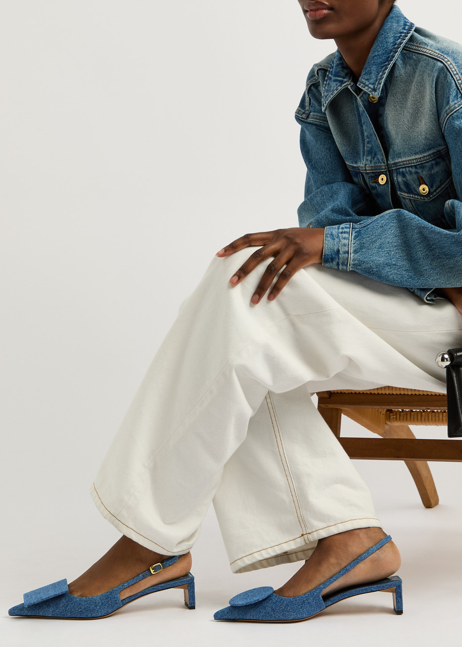 Jacquemus Les Slingbacks Duelo Denim Pumps - 5